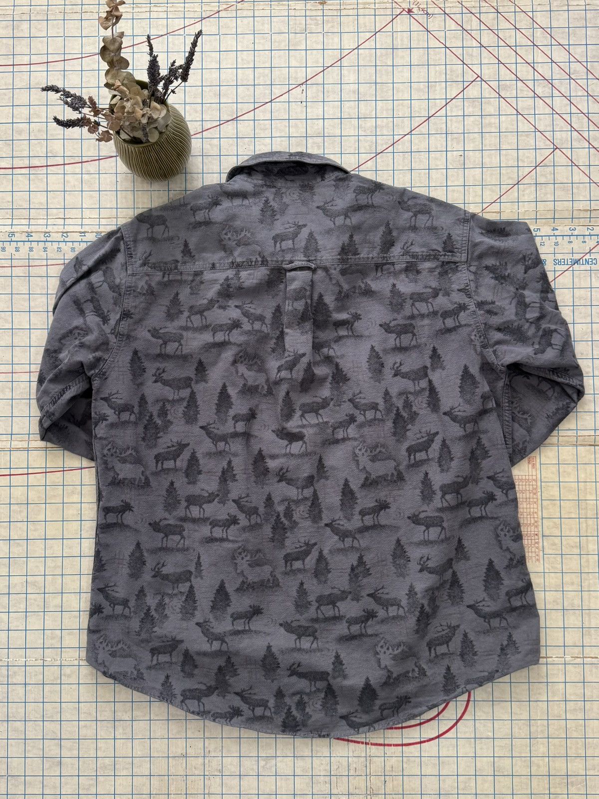 Other × Woolrich Woolen Mills Vintage Woolrich Elk Motif Button Up Shirt Mens Size Large Size US L / EU 52-54 / 3 - 11 Thumbnail