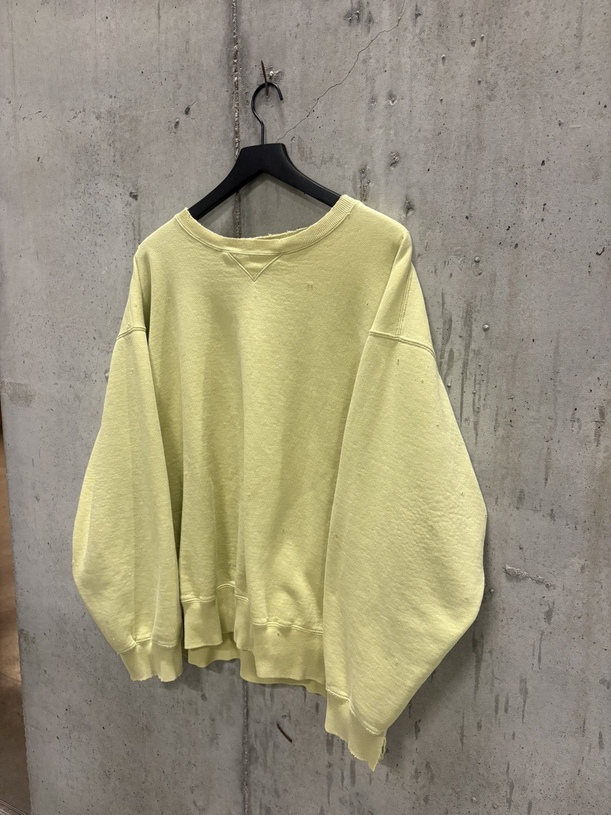 Vintage Vintage Blank Sweatshirt Thrashed Faded Distressed Grunge Size US XXL / EU 58 / 5 - 2 Thumbnail