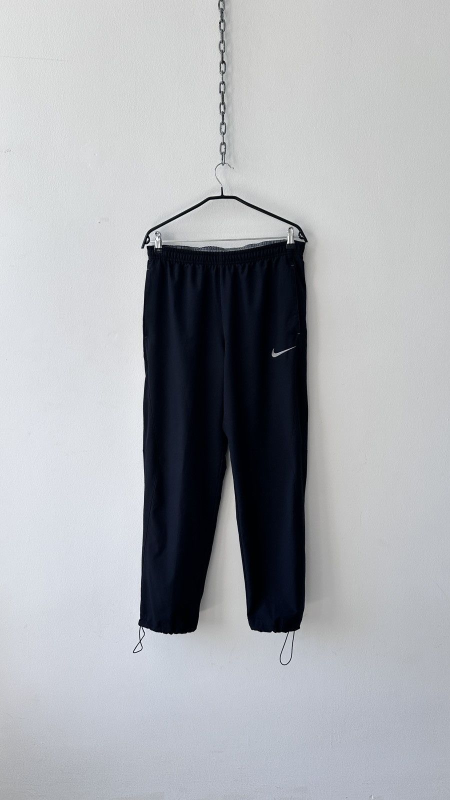 Nike Nike Cargo Style Windpants Drawstring Ankle Hem Warm Up Pant Size US 32 / EU 48 - 4 Thumbnail
