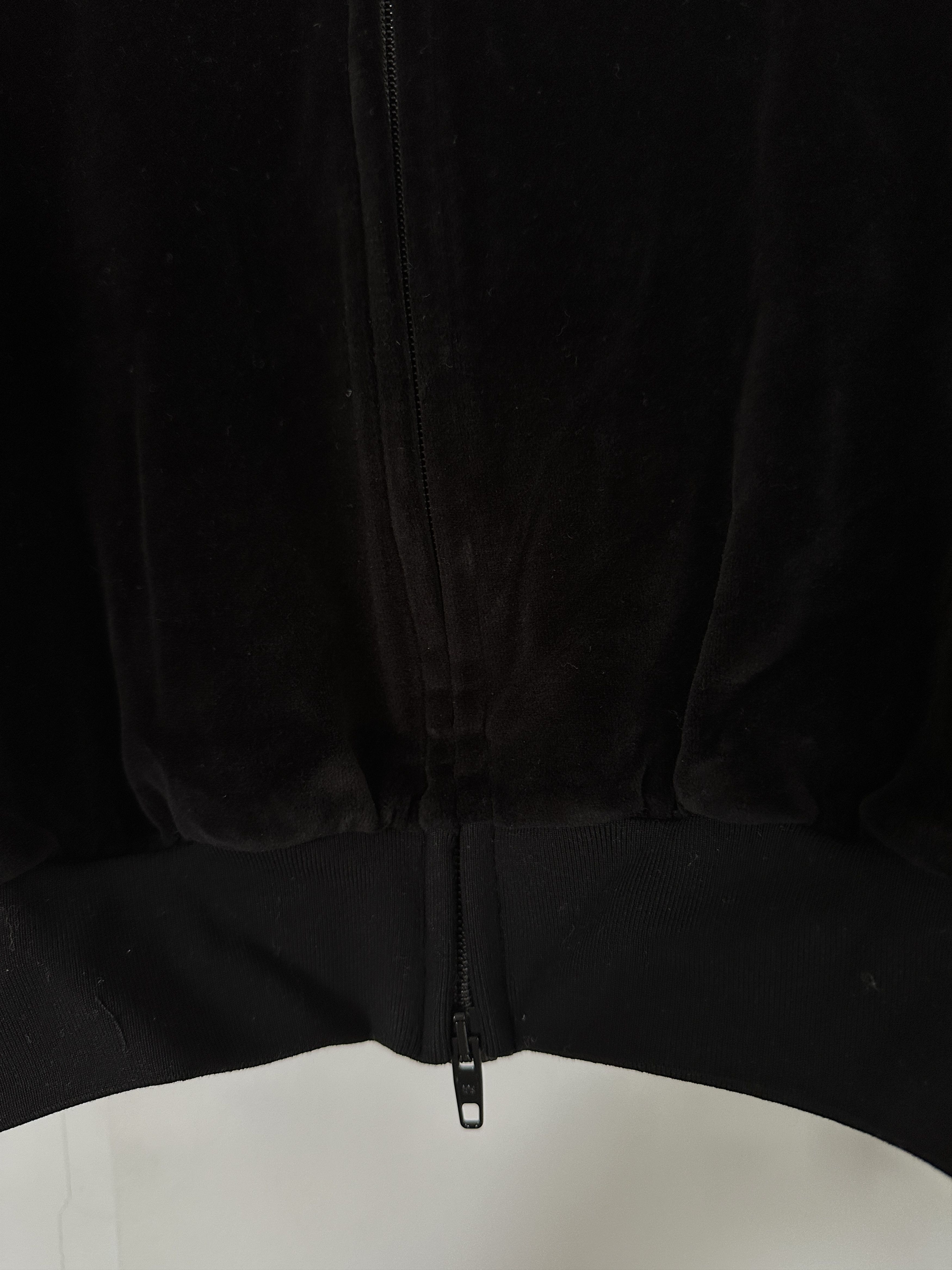 Balenciaga Balenciaga Crystal-Embellished Hooded Velour Sweatshirt Size US M / EU 48-50 / 2 - 6 Thumbnail
