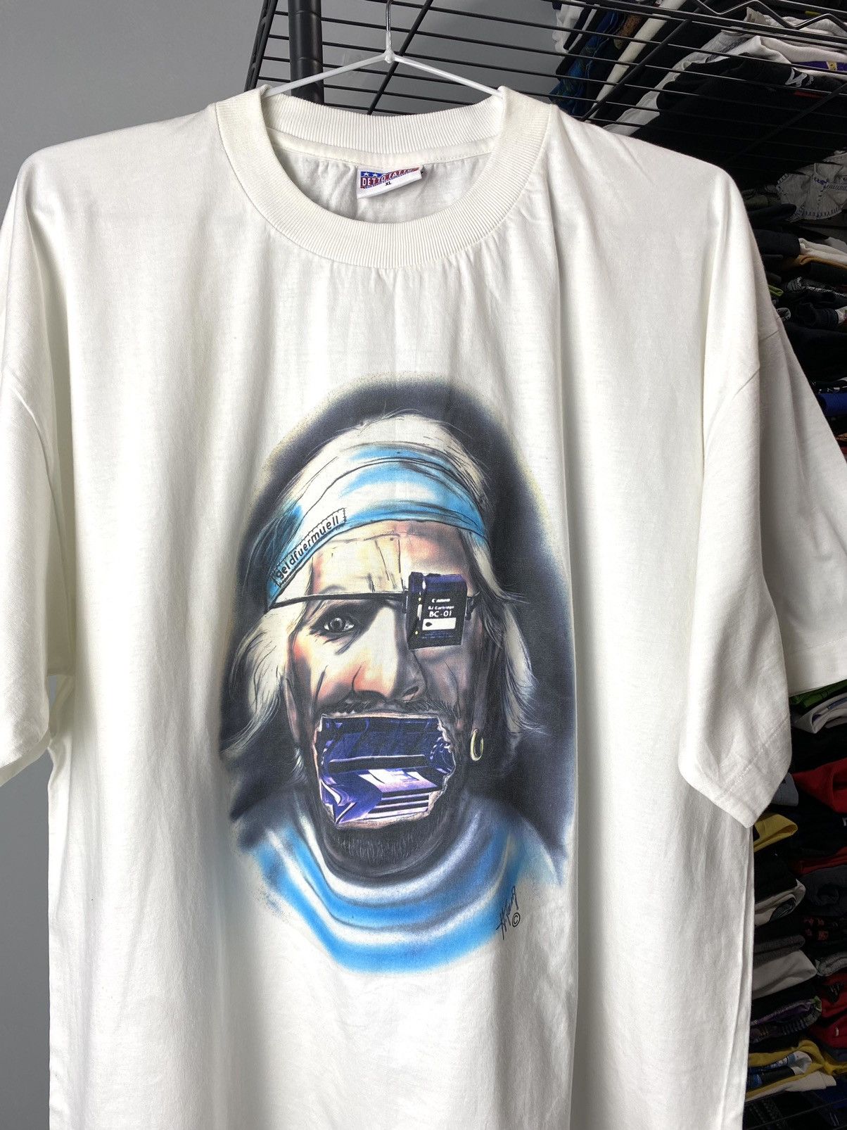 Band Tees Vintage 1990’s Canon Abstract Art T Shirt Size US XL / EU 56 / 4 - 2 Thumbnail
