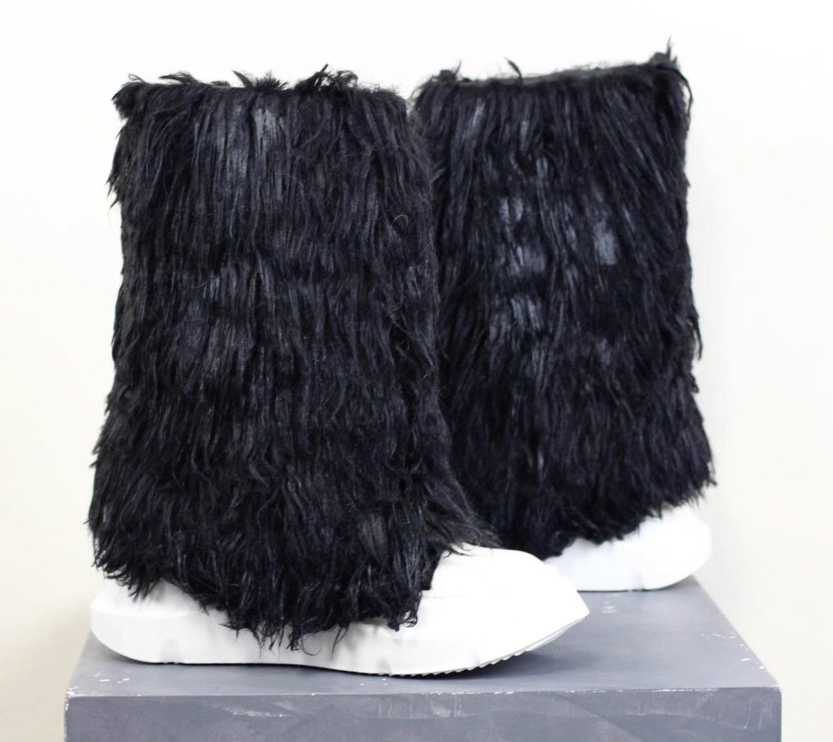 Rick Owens Rick Owens 21FW Limited Edition Waxed "Mop" Mid-Calf Boots Size US 6.5 / EU 39-40 - 5 Thumbnail