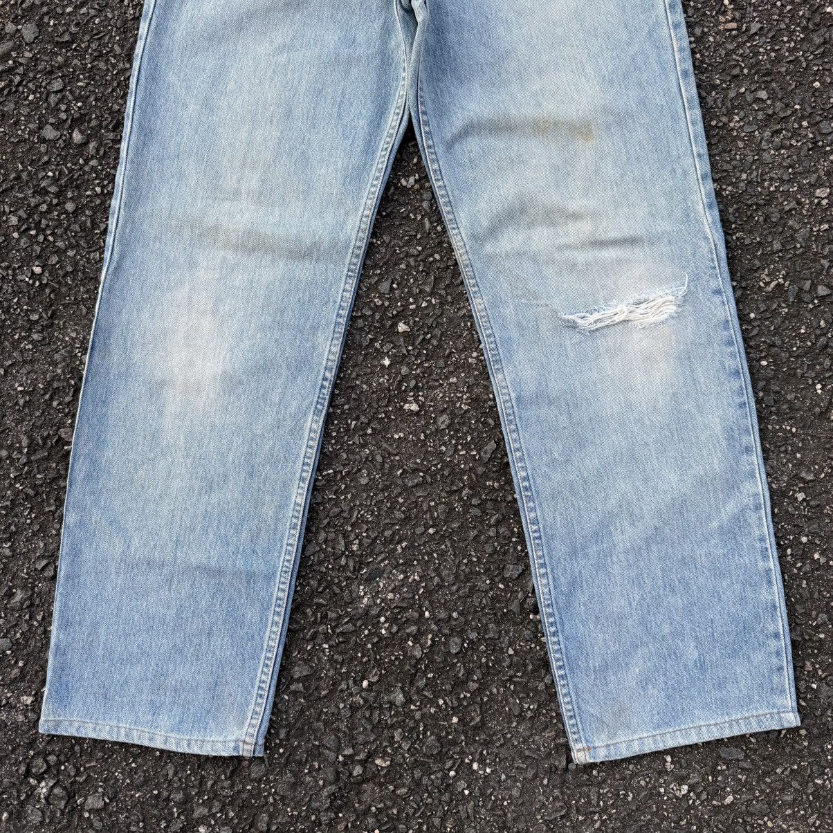 Levi's Vintage Clothing VINTAGE 93' LEVI'S W509 FADED RIPPEP DENIM JEAN PANTS Size US 29 - 5 Thumbnail