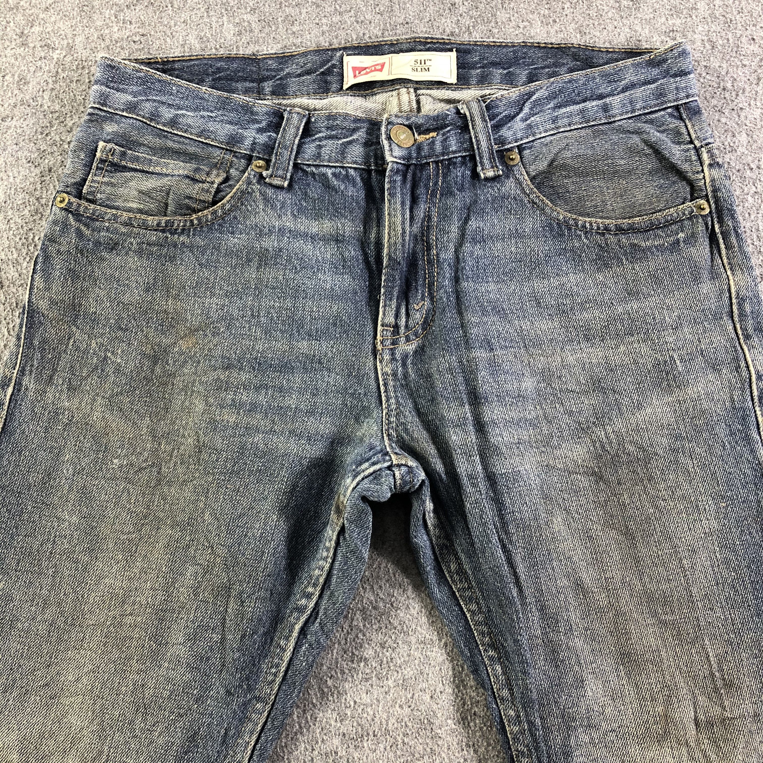 Levi's Vintage Blue Wash Levis 511 Jeans-J3123 Size US 32 / EU 48 - 3 Thumbnail