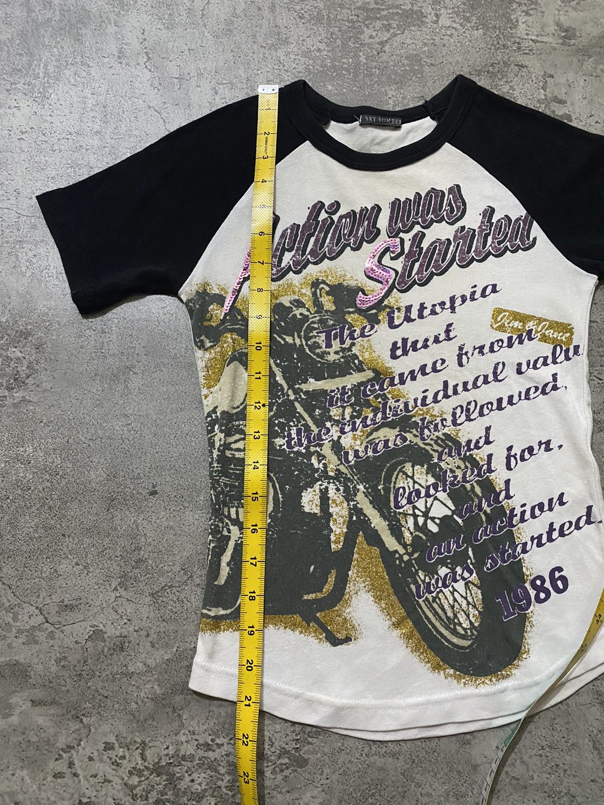 Hysteric Glamour Y2k Sky bomber poem tshirt Size S / US 4 / IT 40 - 6 Thumbnail