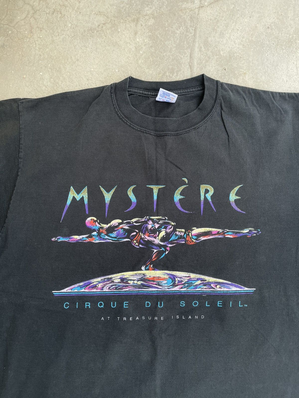 Jerzees Vintage 90s Mystere Cirque du Soleil at Treasure Island Size US L / EU 52-54 / 3 - 2 Thumbnail