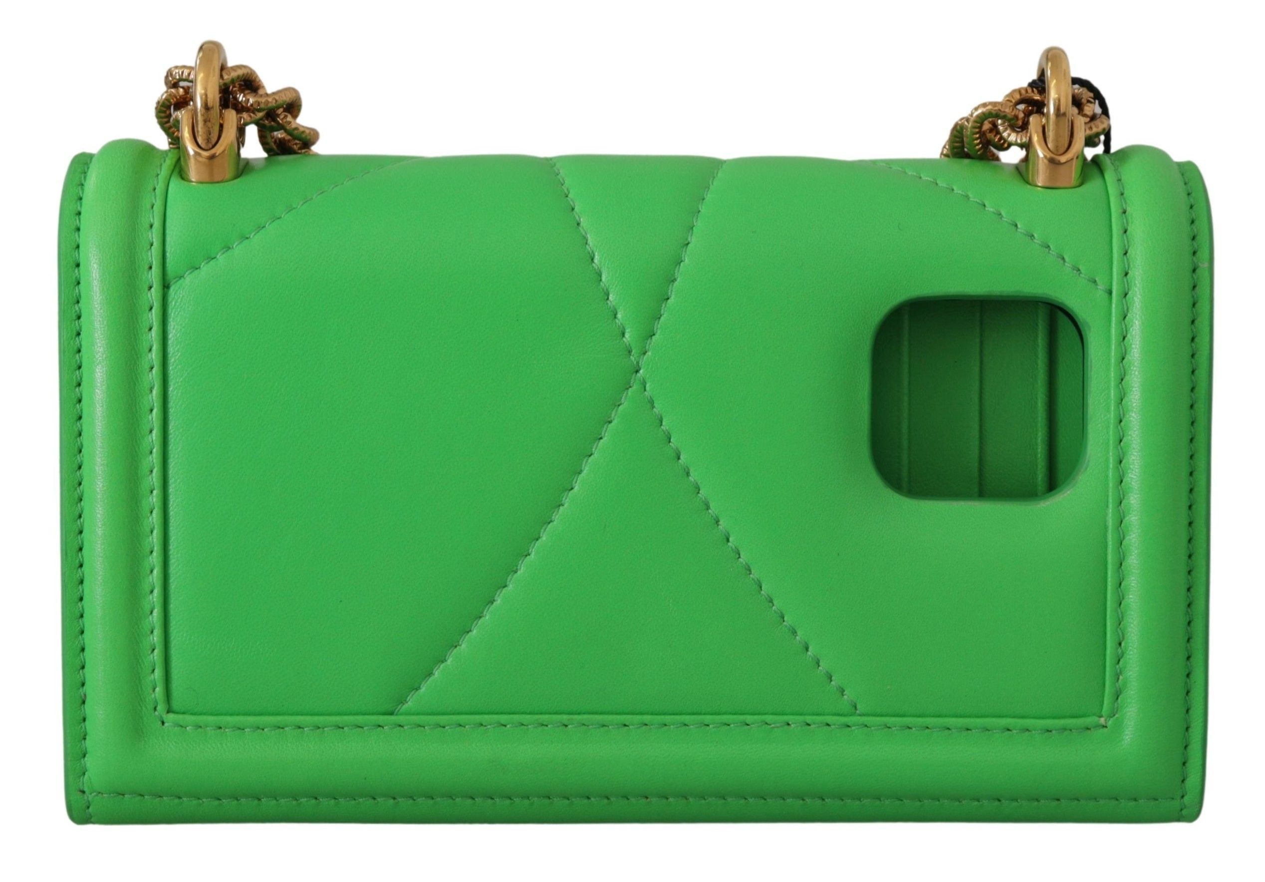 Dolce & Gabbana Dolce & Gabbana Leather iPhone Case Women's Wallet Size ONE SIZE - 3 Thumbnail