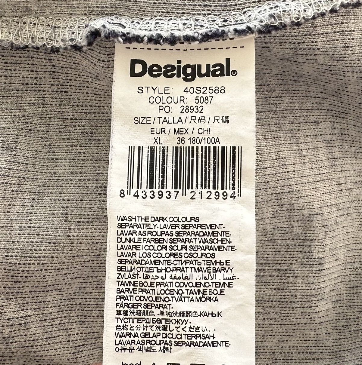 Desigual × Japanese Brand Desigual collared blue sweater jumper women's Size XL Size XL / US 12-14 / IT 48-50 - 5 Thumbnail