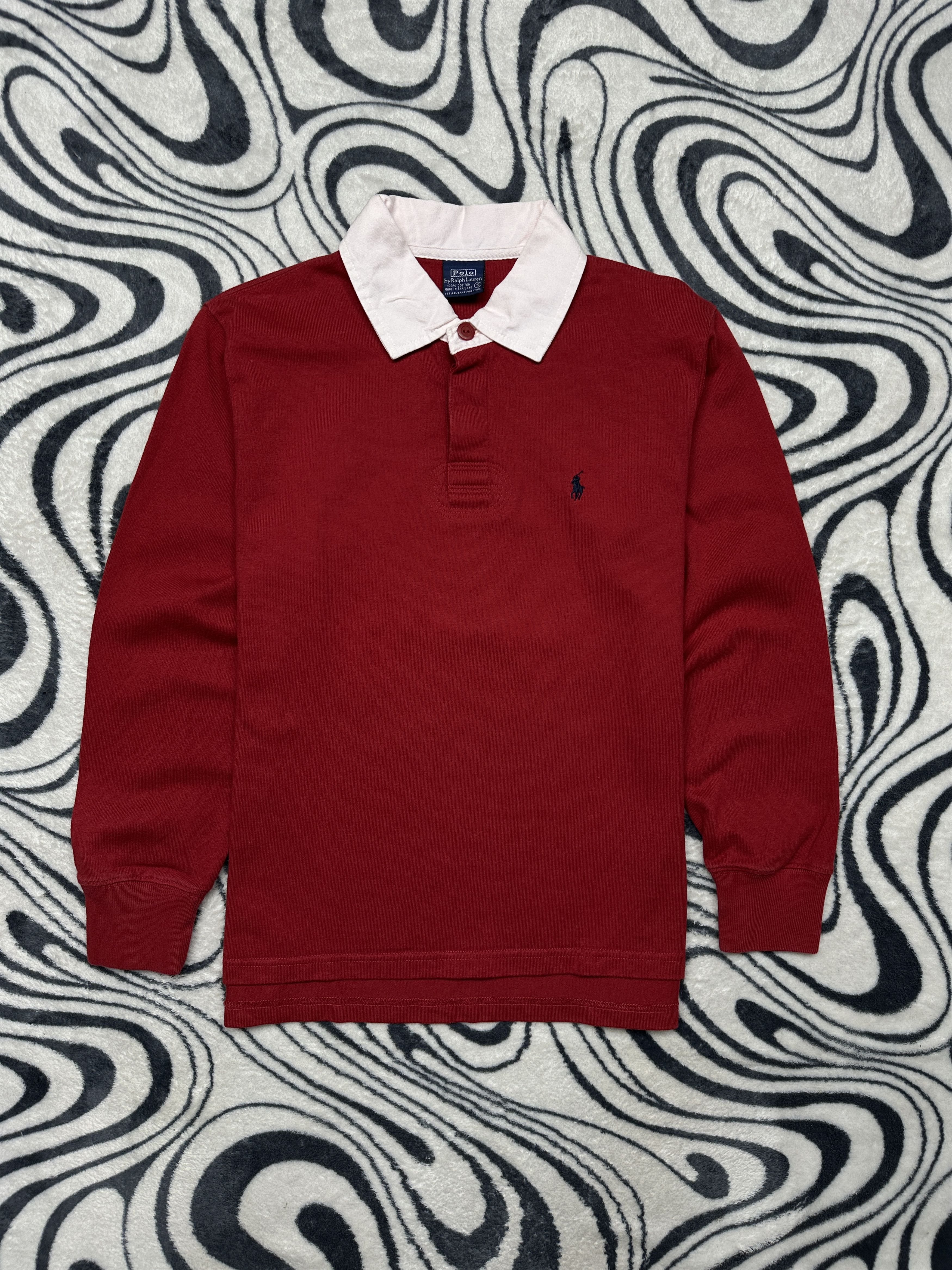 Polo Ralph Lauren Polo Ralph Lauren Womens Long Sleeve Rugby Polo Shirt Size S / US 4 / IT 40 - 3 Thumbnail