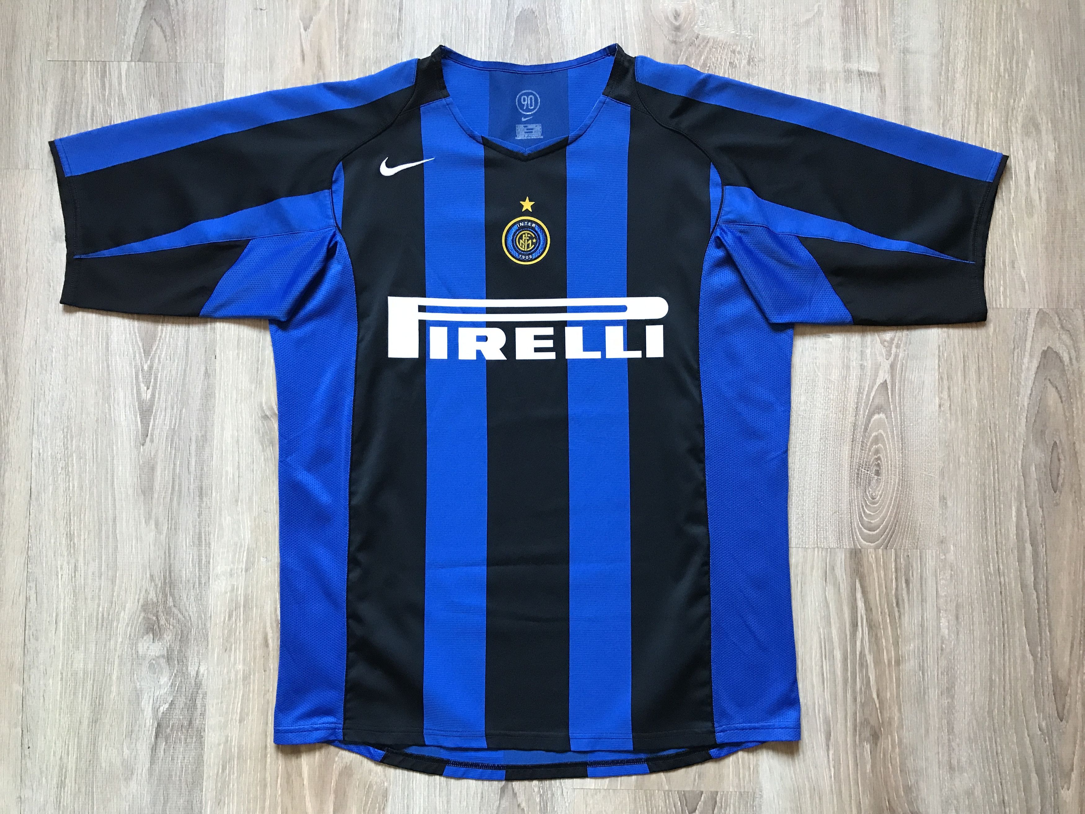 Nike Rare Nike Inter Milan Home Shirt 2004-2005 Size US L / EU 52-54 / 3 - 3 Thumbnail