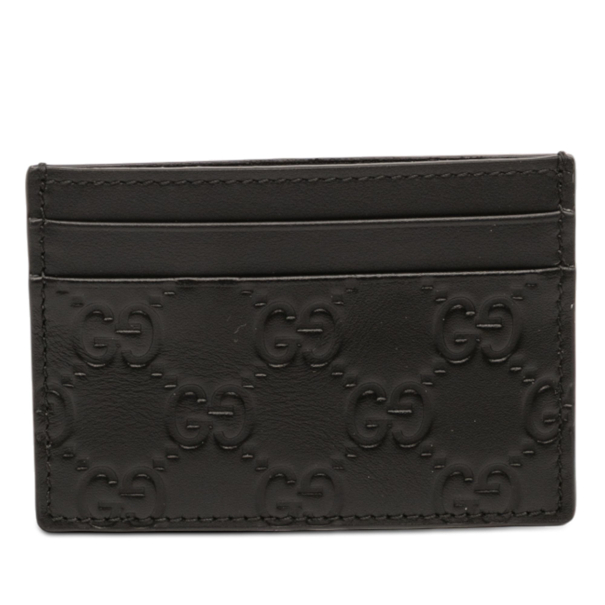 Gucci Gucci Guccissima Card Holder Size ONE SIZE - 1 Thumbnail