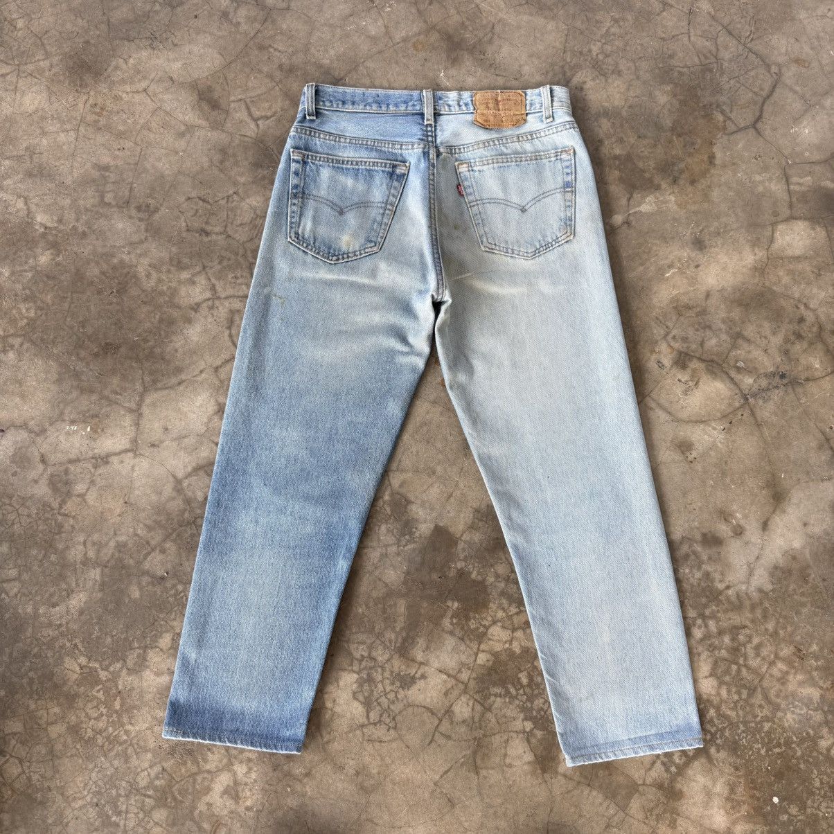 Levi's Vintage Clothing W32 Vintage Levi's 501 Faded Mud Washer Denim Jean Size US 32 / EU 48 - 10 Thumbnail