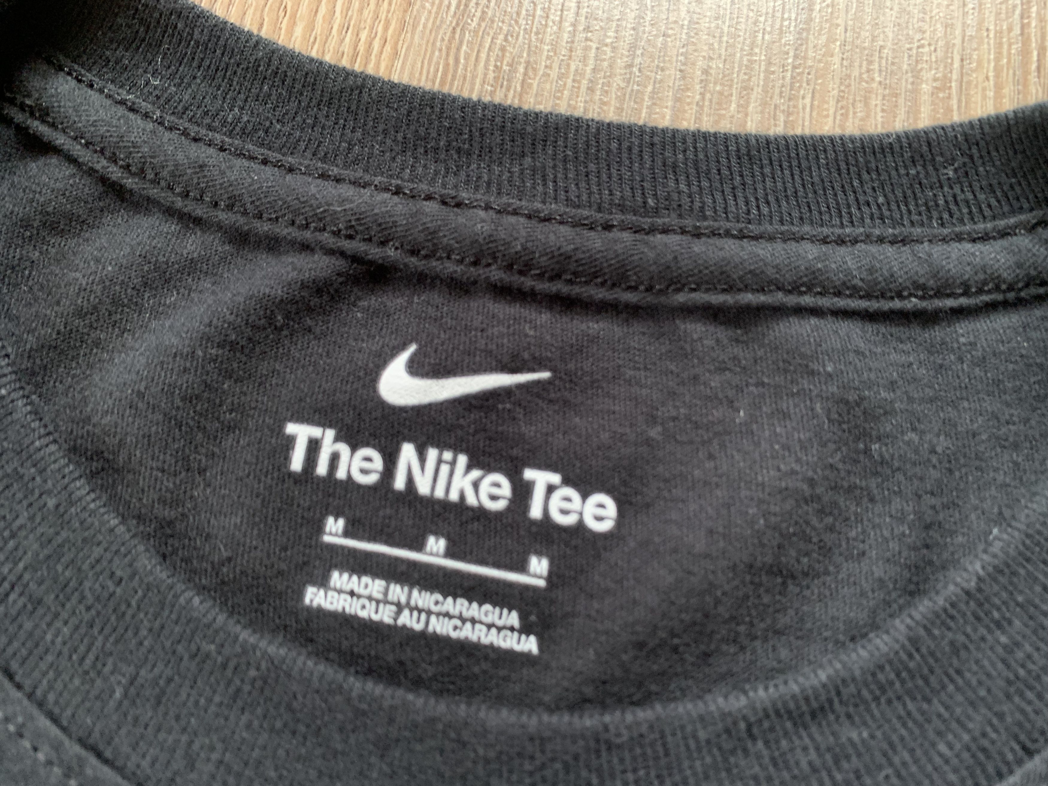 Nike The Nike Tee Black Cotton Printed T Shirt Size US M / EU 48-50 / 2 - 7 Thumbnail