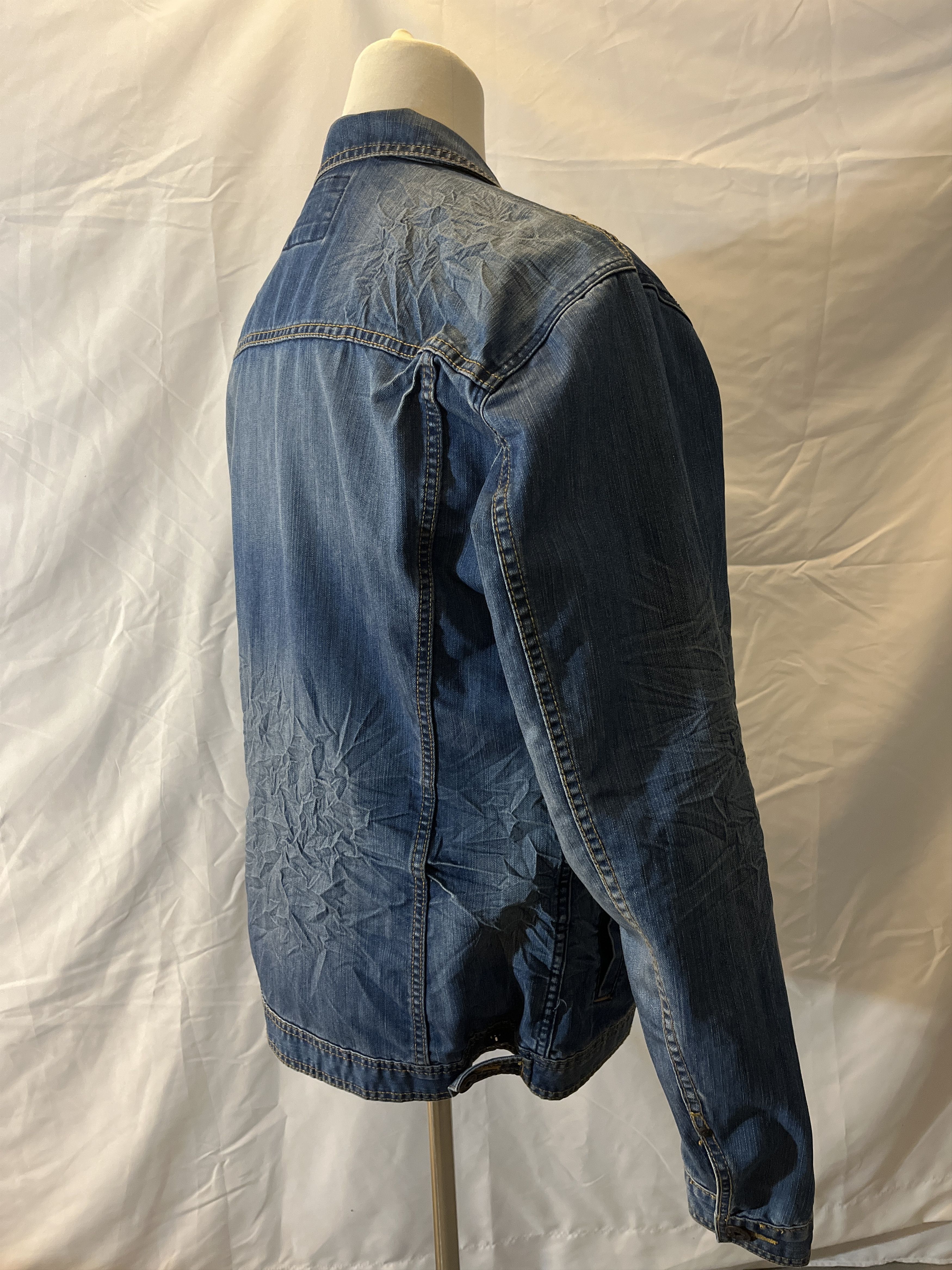 Marithe + Francois Girbaud Marithé + Francois Girbaud Denim Jacket Size US XXL / EU 58 / 5 - 4 Thumbnail