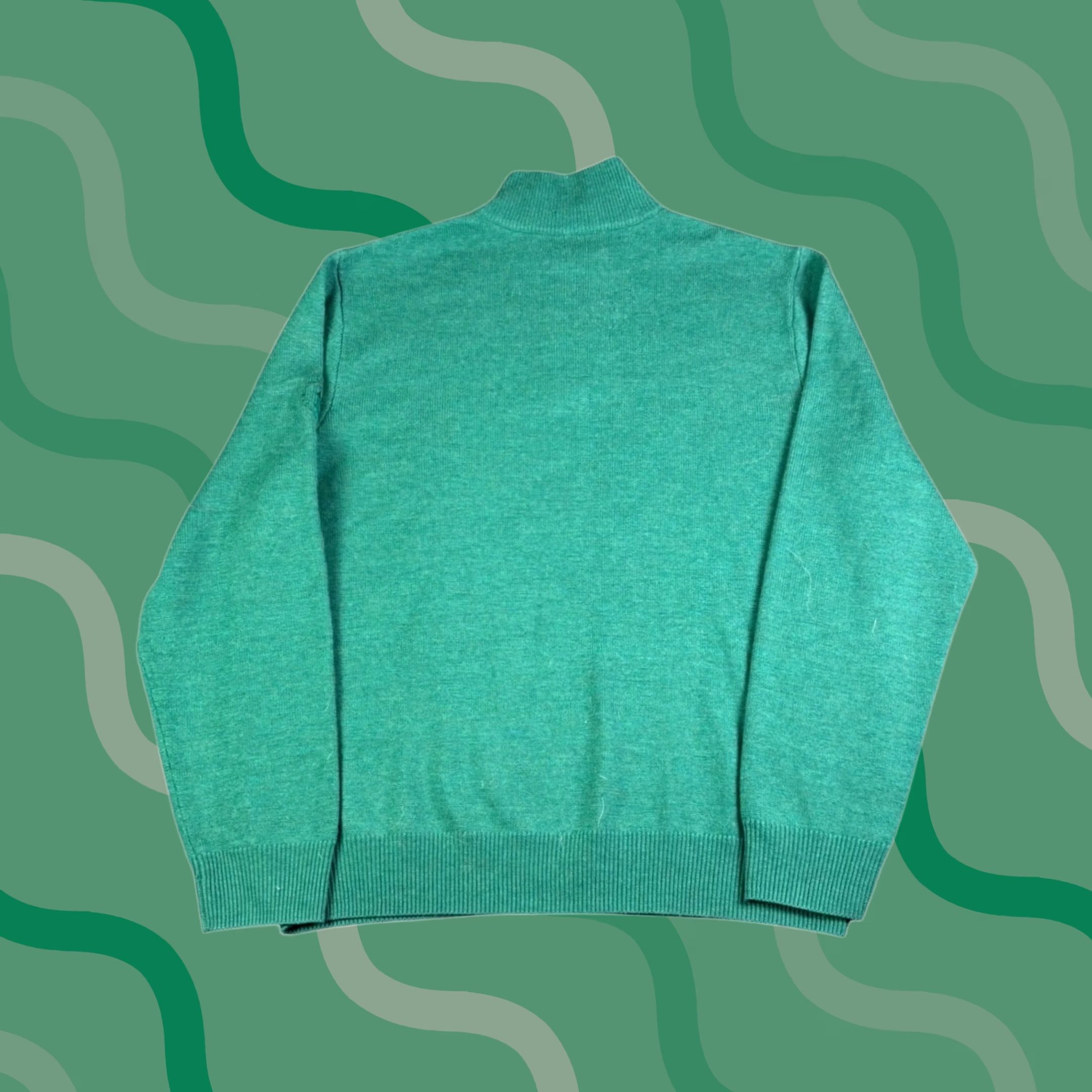 Polo Ralph Lauren Polo Golf Ralph Lauren Mens Green 100% Merino Wool Quarter Zip Sweater Size M Size US M / EU 48-50 / 2 - 1 Thumbnail