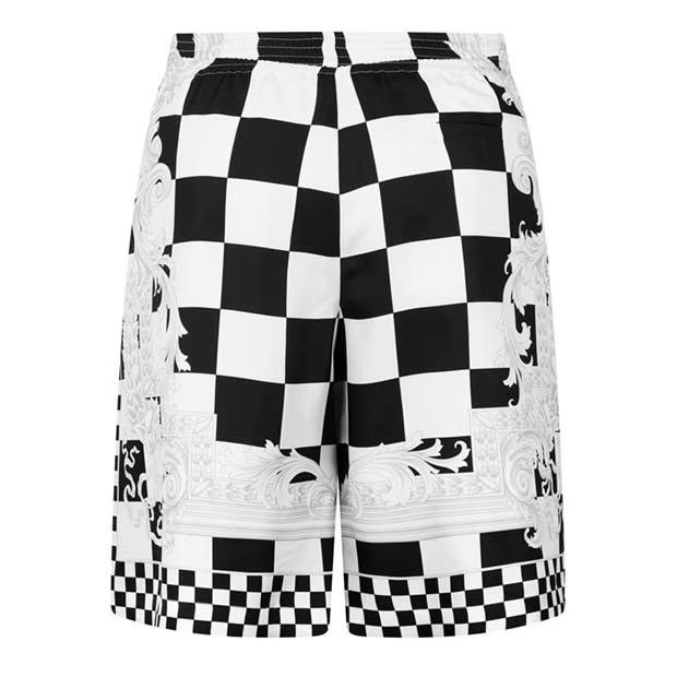 Versace o1g2r1mq0824 Medusa Contrasto Shorts in White & Black Size US 36 / EU 52 - 2 Thumbnail