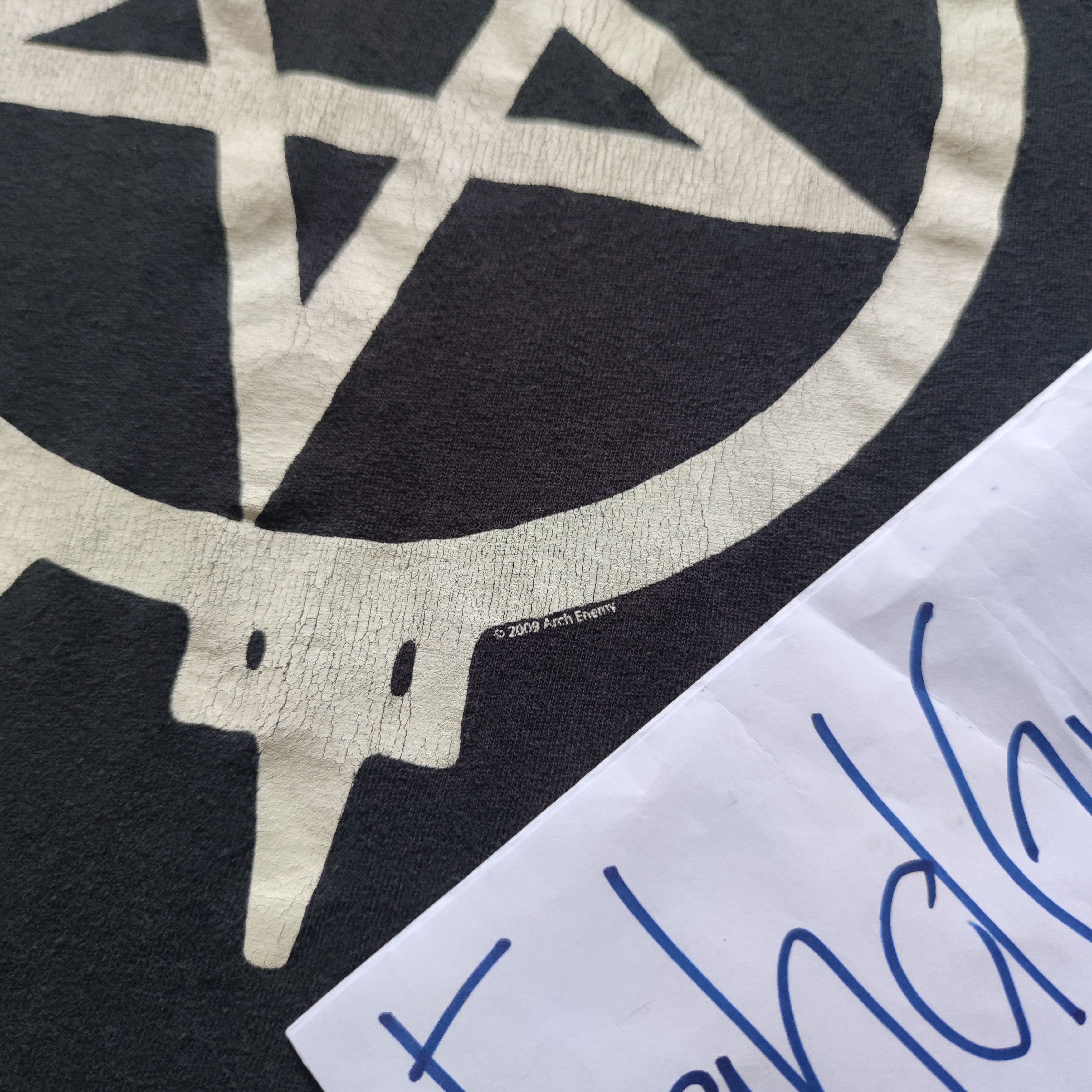Band Tees × Vintage Vintage 2009 Arch Enemy "Pure Fucking Metal" Size US L / EU 52-54 / 3 - 8 Thumbnail