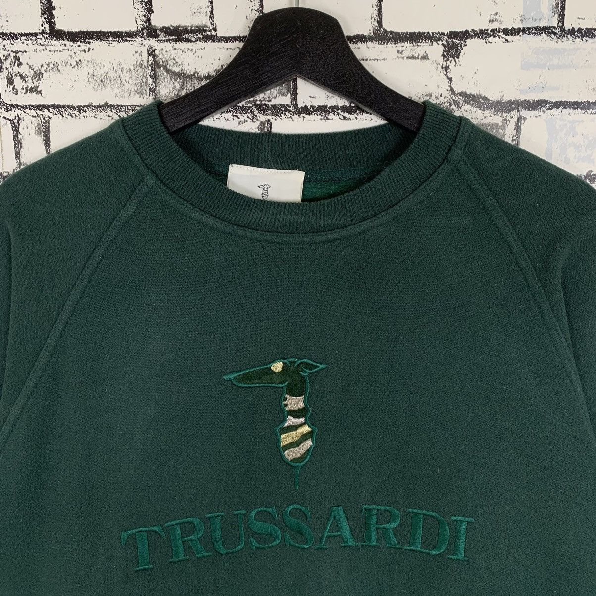 Designer × Trussardi × Vintage Vintage Trussardi Sweatshirt Large Saiz Size US L / EU 52-54 / 3 - 3 Thumbnail
