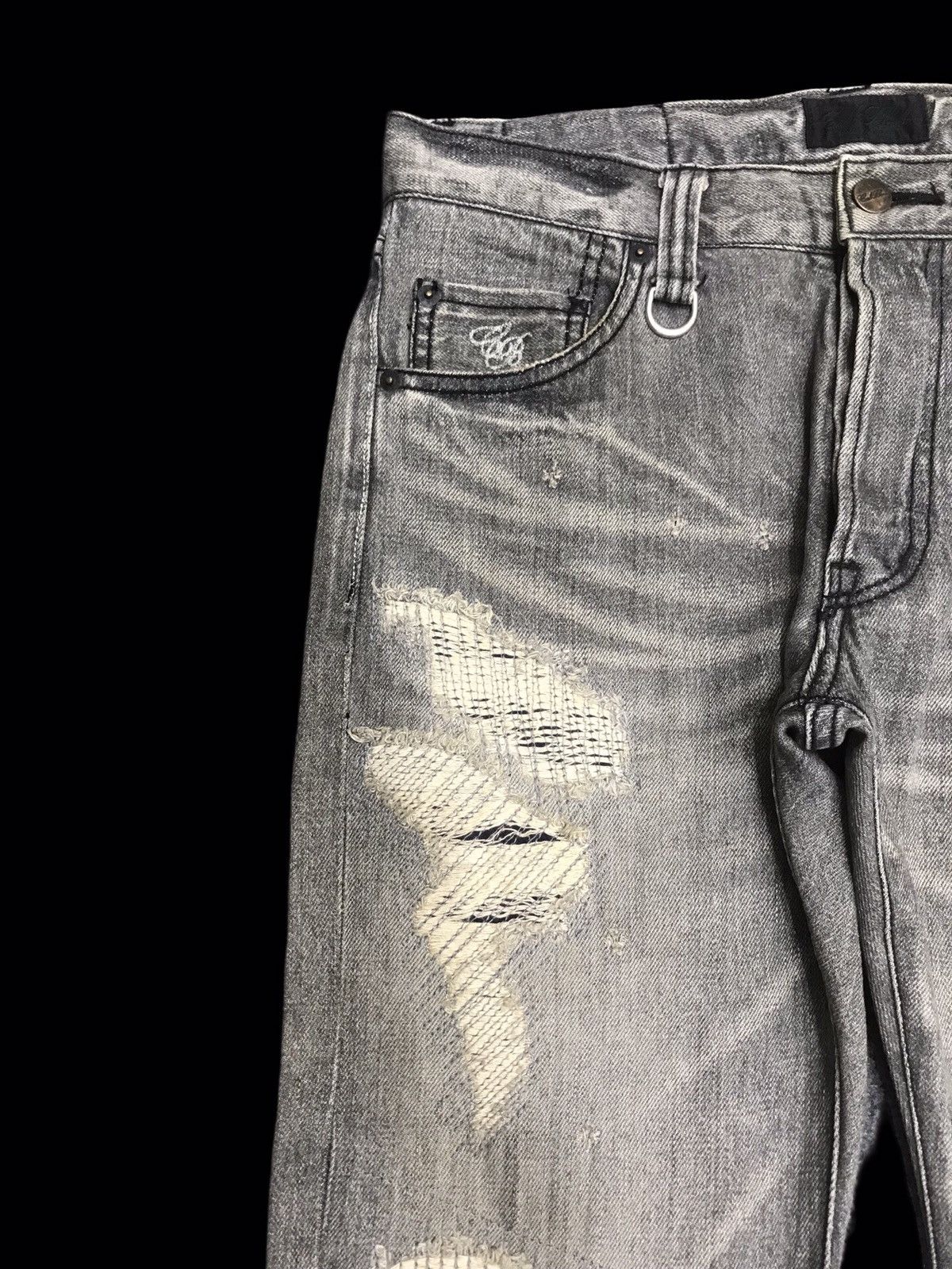 Japanese Brand 💥FLARE💥COALBLACK Japan Selvedge Archival Denim F74 Size US 31 - 3 Thumbnail