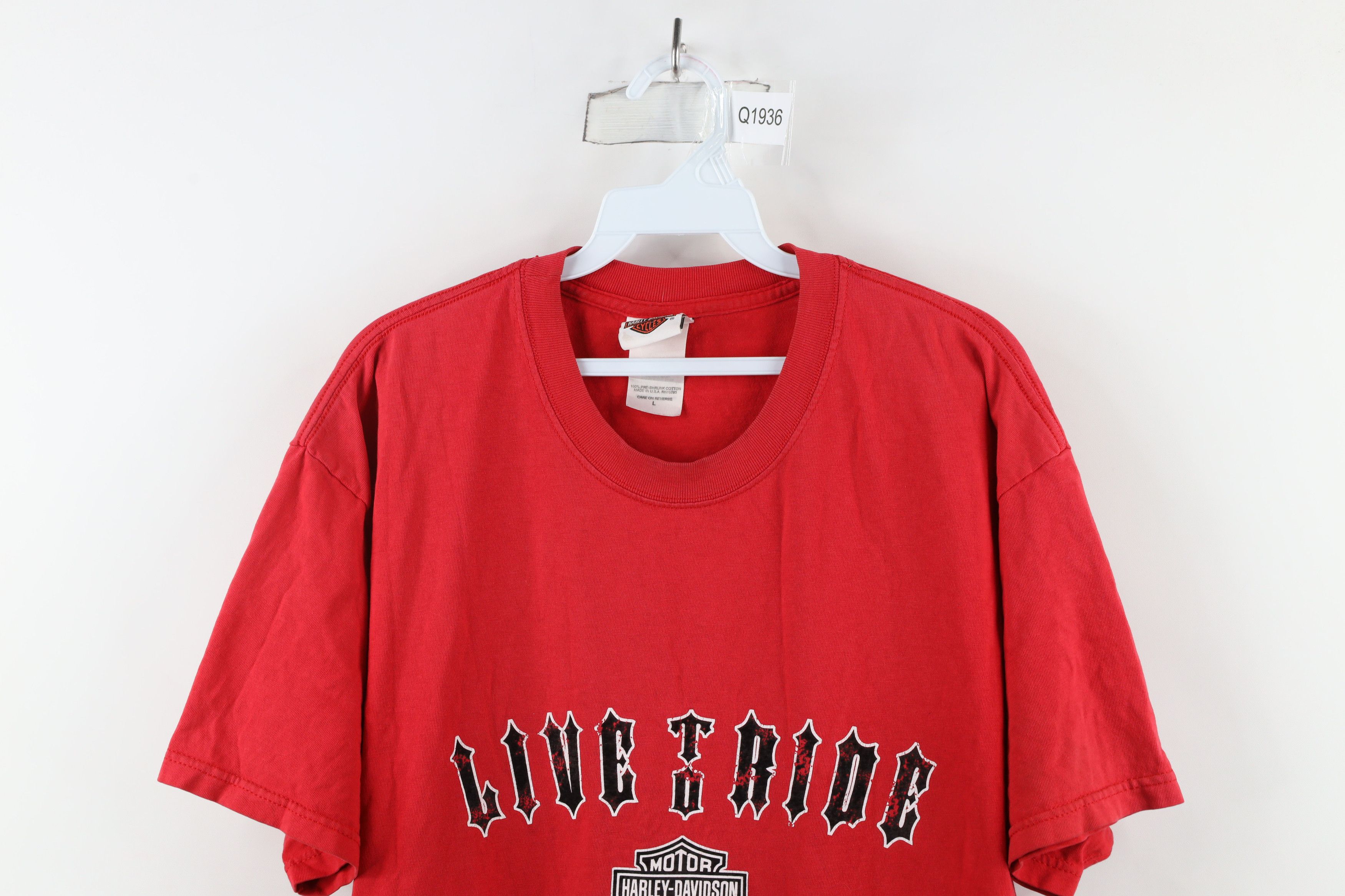 Harley Davidson × Vintage Vintage Y2K 2005 Harley Davidson Alligator T-Shirt US Size US L / EU 52-54 / 3 - 2 Thumbnail