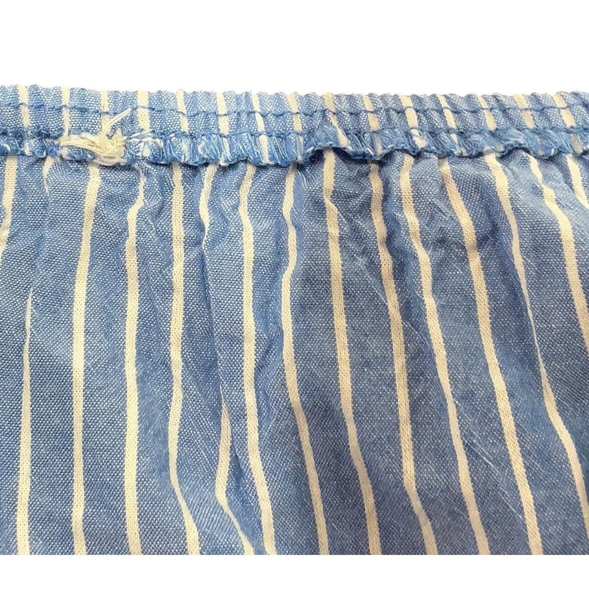 Urban Outfitters Urban Outfitters Blue White Striped Ruffled Babydoll Dress | Size S / US 4 / IT 40 - 8 Thumbnail