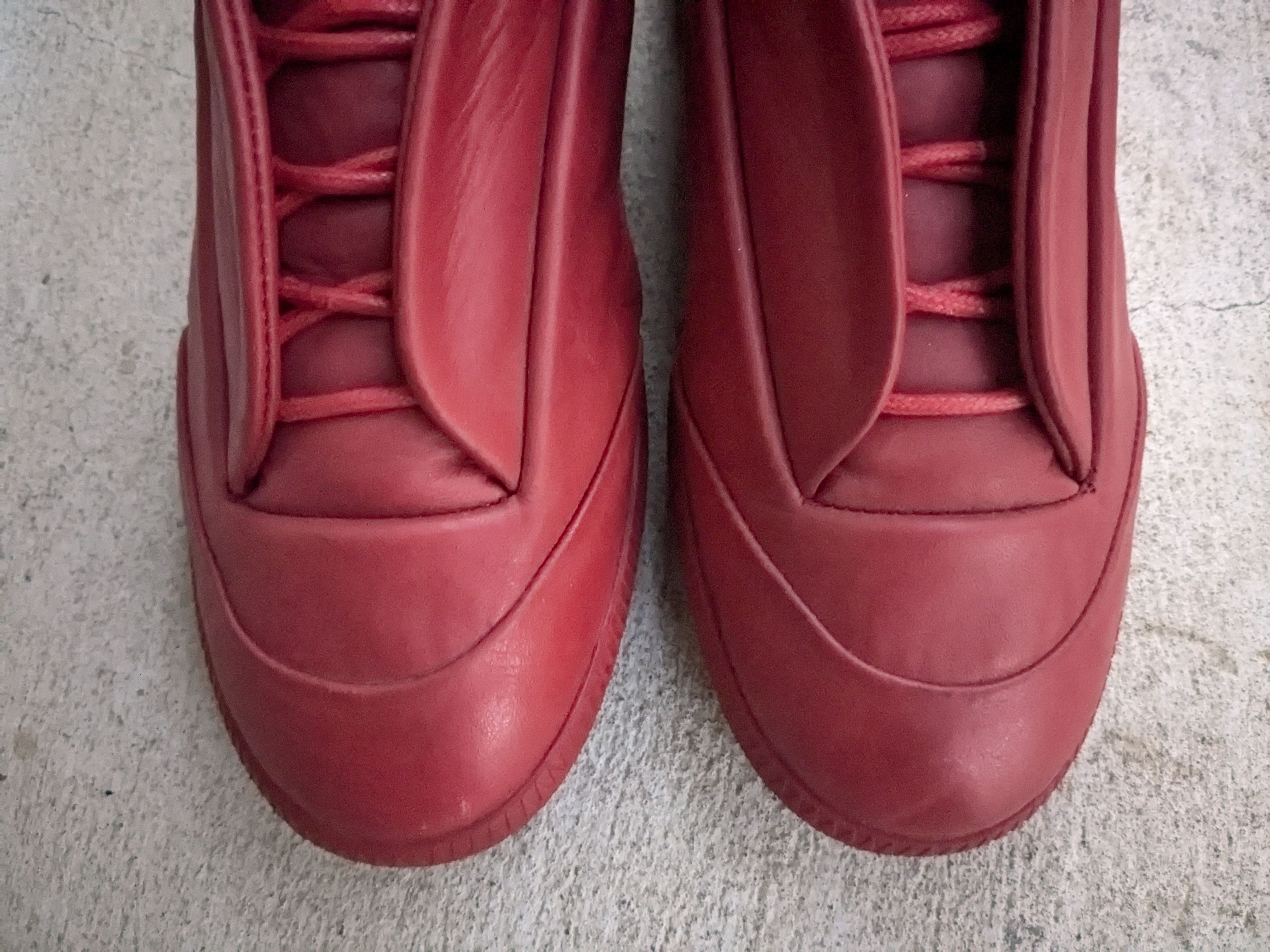 Maison Margiela Maison Margiela Future Red 8 41 Leather High Tops Size US 8 / EU 41 - 5 Thumbnail