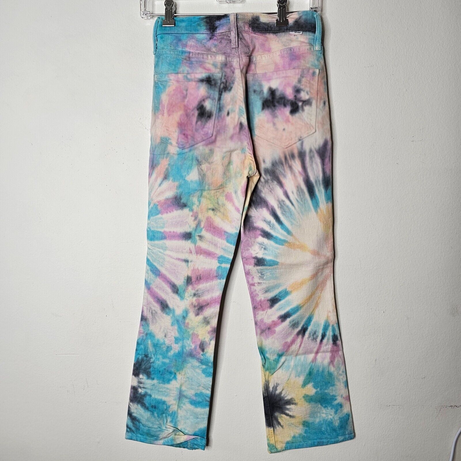 Other MOTHER The Tripper Swirling Secrets Pastel Jeans Button Fly Size 25" / US 0 / IT 36 - 3 Thumbnail