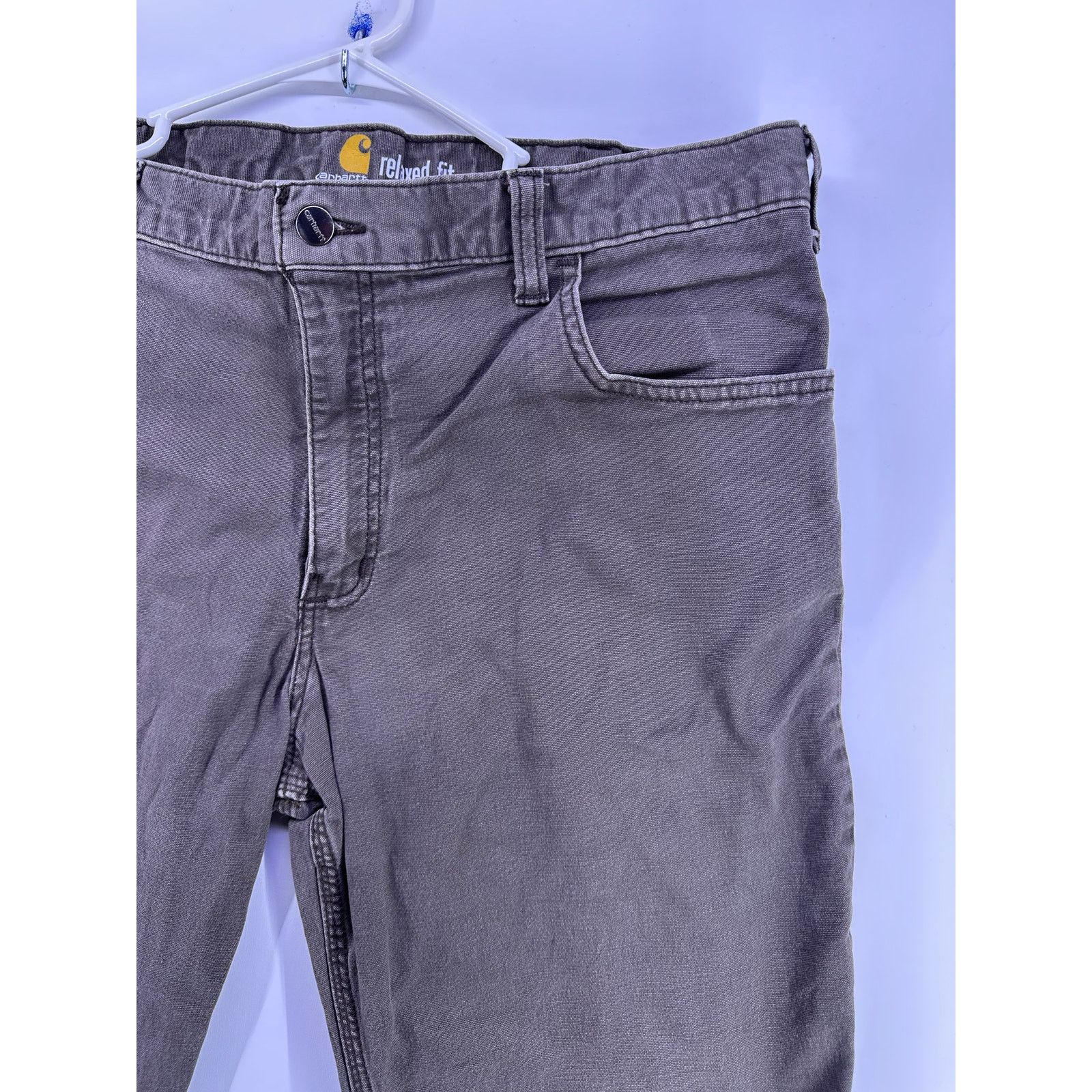 Carhartt Carhartt Straight Relaxed Fit Dark Grey Size 38/30 Jeans Size US 38 / EU 54 - 6 Thumbnail