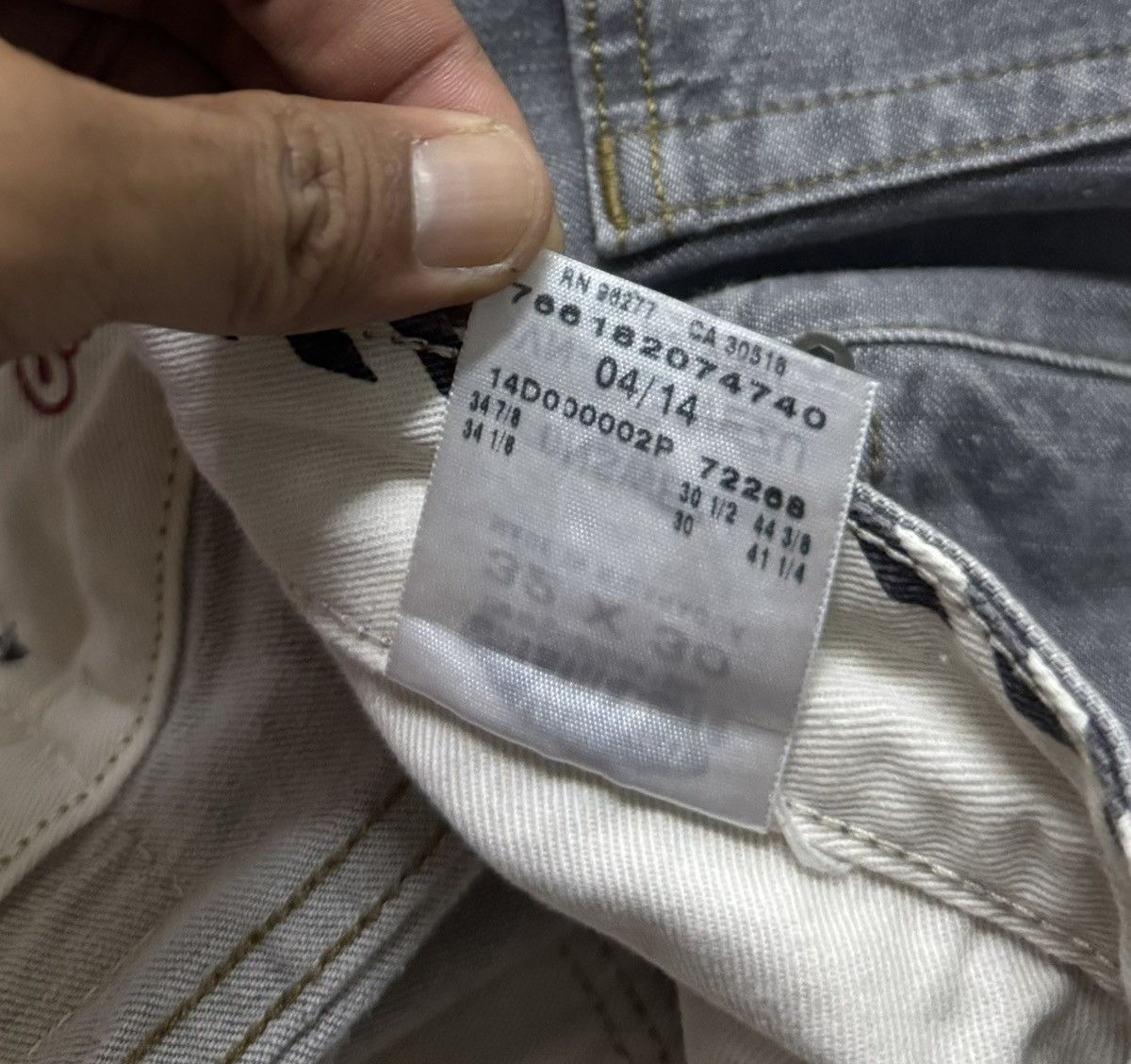 Vans VANS Made Nicaragua Denim Pant Size US 33 - 11 Thumbnail