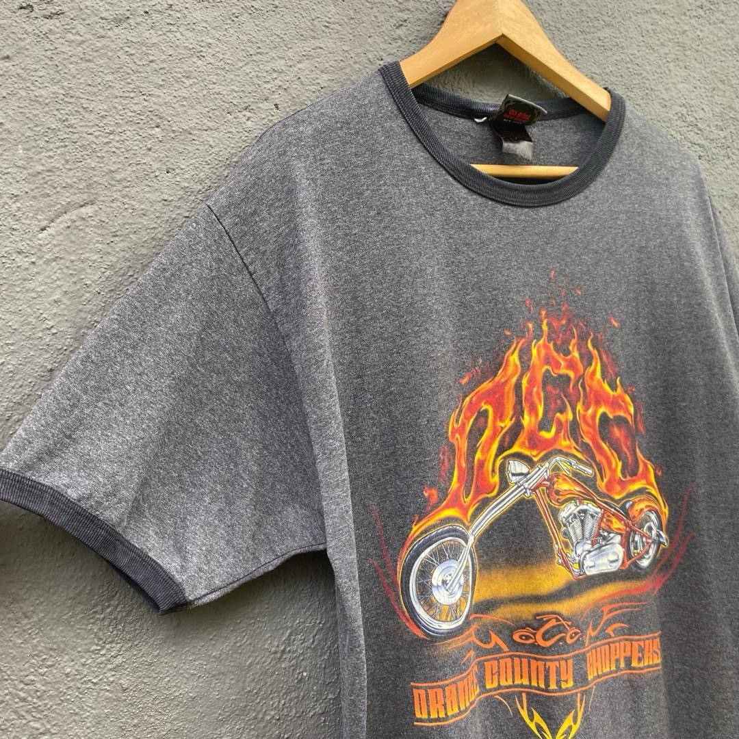 West Coast Choppers Thrashed faded vintage orange county choppers tee Size US XL / EU 56 / 4 - 5 Thumbnail