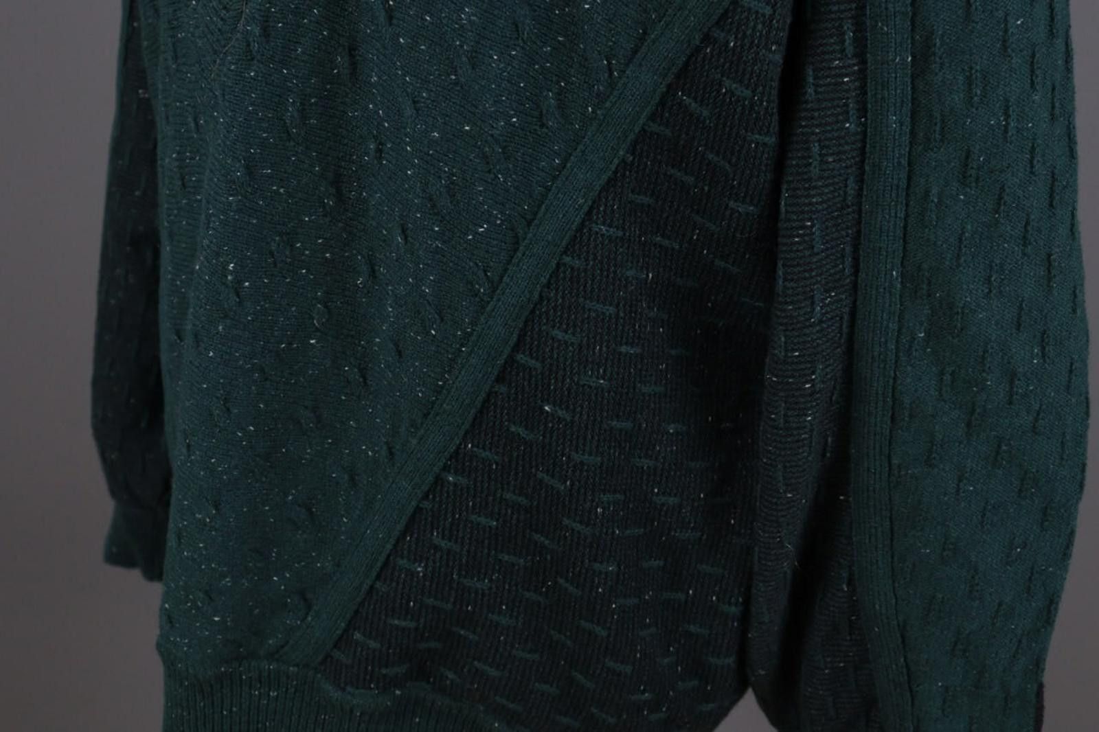 Carlo Colucci Carlo Colucci Personality Wool Green Sweater Size Size 52 Size US M / EU 48-50 / 2 - 9 Thumbnail