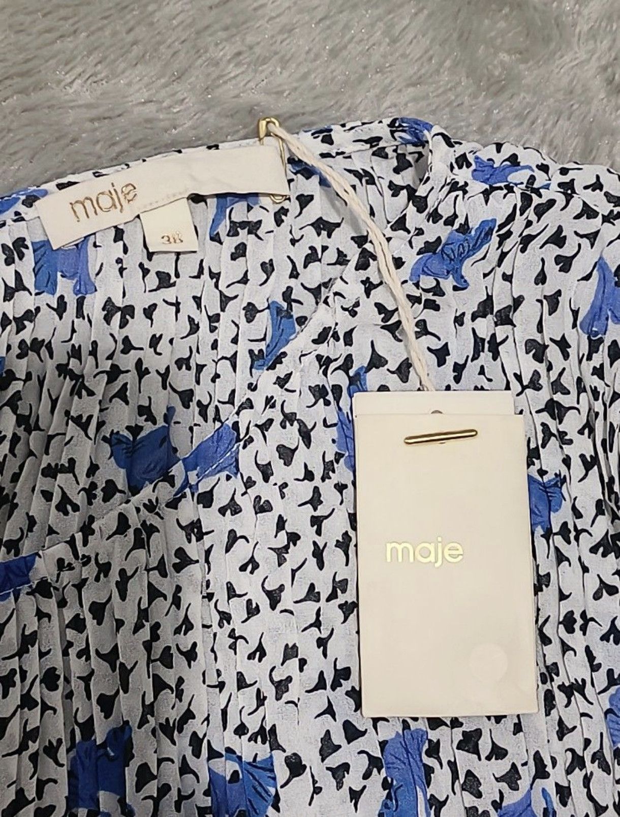 Maje Dress maje Rockya Floral Print Size XS / US 0-2 / IT 36-38 - 2 Thumbnail