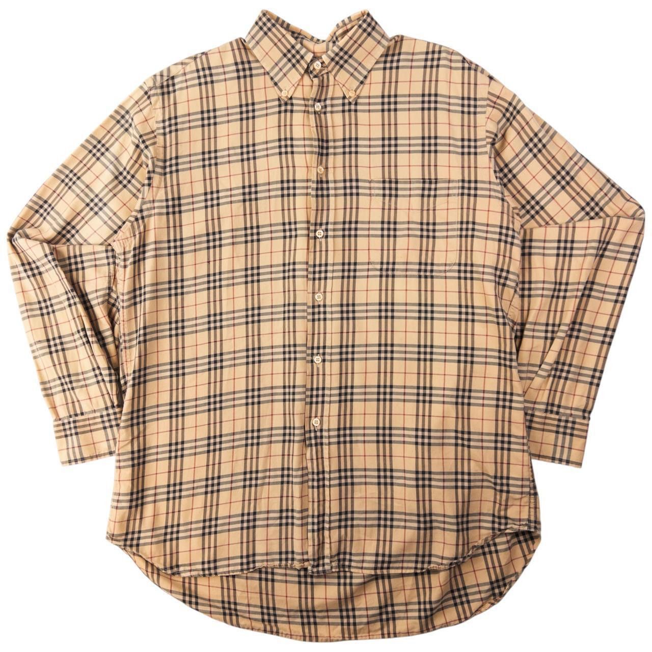 Burberry Vintage Burberry Nova Check Long Sleeve Button Shirt Size L Size US L / EU 52-54 / 3 - 1 Thumbnail