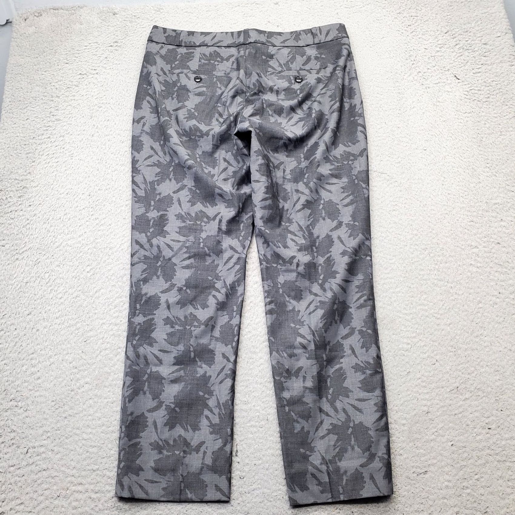 Banana Republic Banana Republic Avery Pants Womens Size 6 Multicolor Floral Stretch Formal Straight Leg Dress Pants Woman Regular XS? No Size 28" / US 6 / IT 42 - 2 Thumbnail