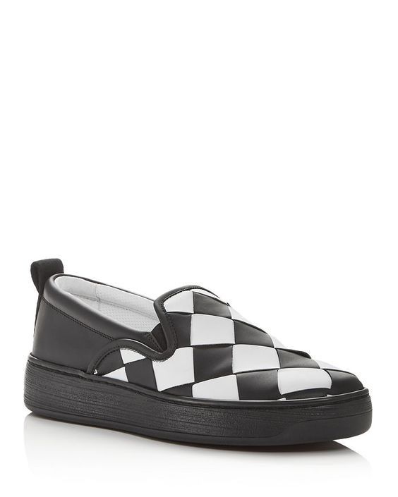 Bottega Veneta o1s1wg110924 Slip On in Black/White Size US 7.5 / EU 40-41 - 2 Thumbnail