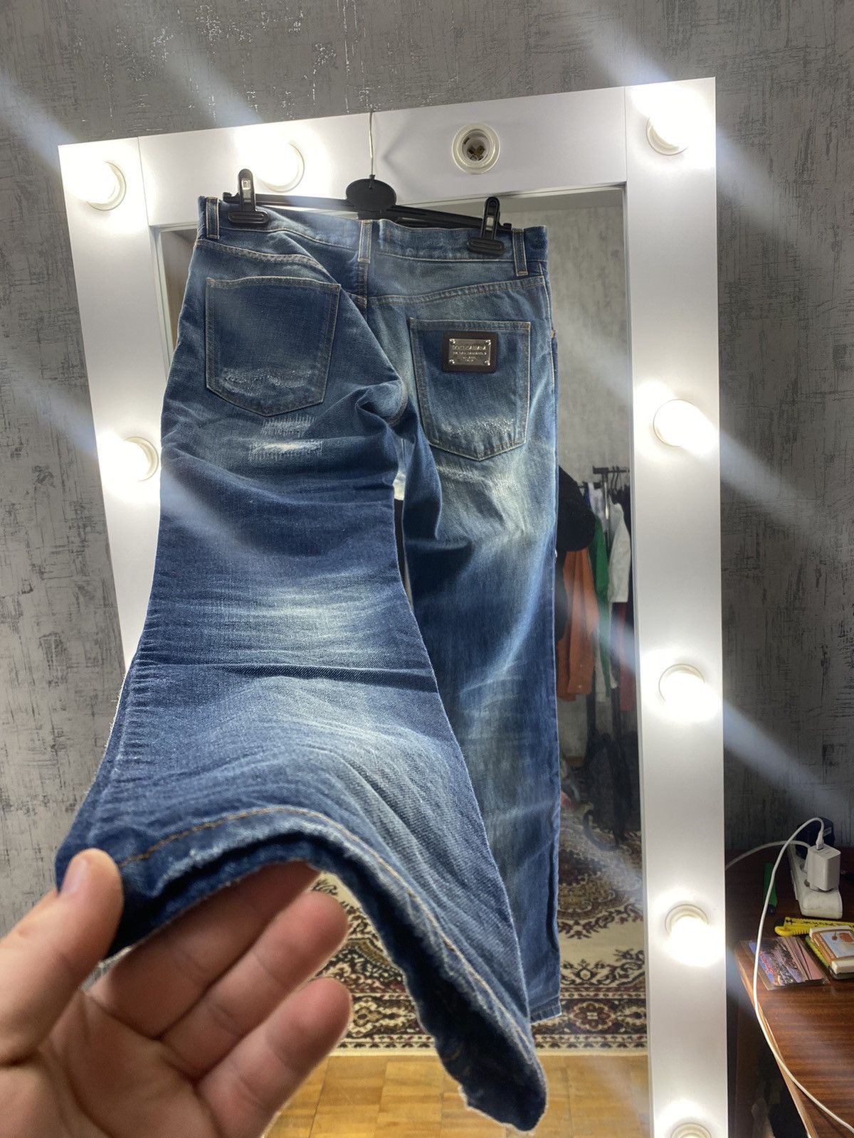 Dolce & Gabbana Dolce & Gabbana #14 Classic Destroyed Denim Jeans Size US 44 / EU 60 - 7 Thumbnail