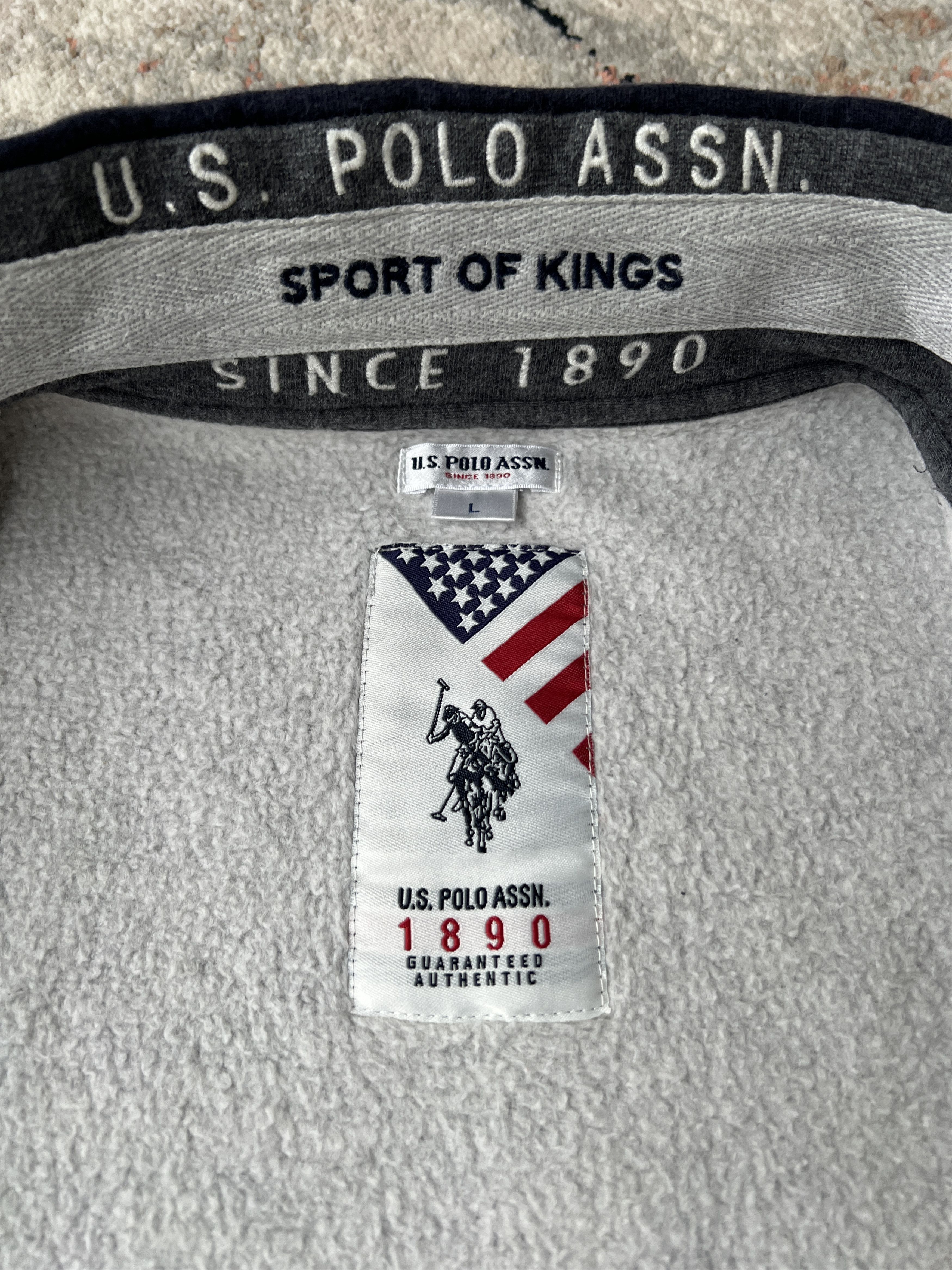 U.S. Polo Assn. U.S. Polo ASSN. Track Sweatshirt Size US L / EU 52-54 / 3 - 3 Thumbnail