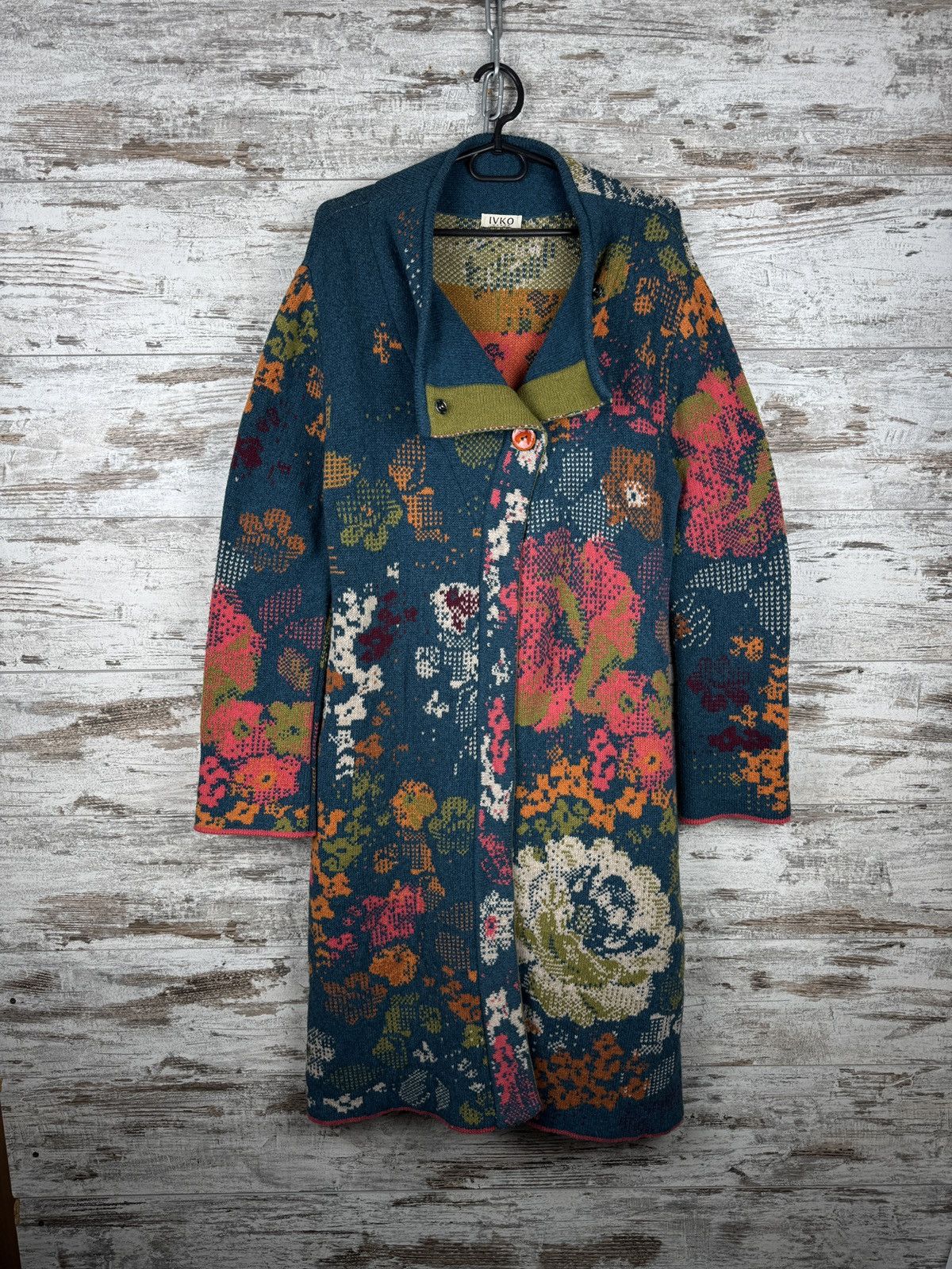 Other Women’s Ivko wool coat brocade pattern size 40 jacket Size M / US 6-8 / IT 42-44 - 1 Thumbnail
