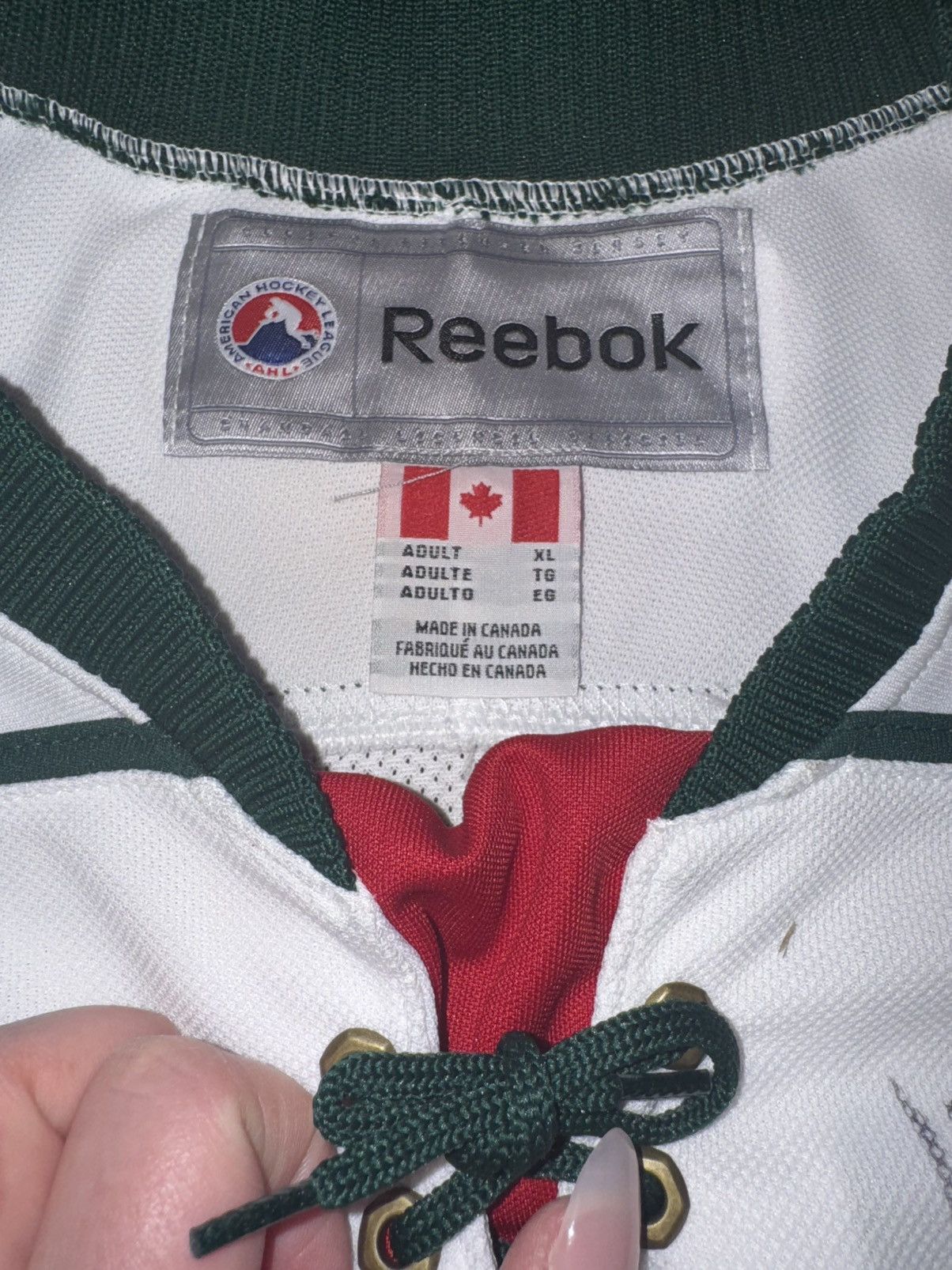 Reebok IOWA WILD SIGNED REEBOK Jersey Shirt size XL Size US XL / EU 56 / 4 - 6 Thumbnail