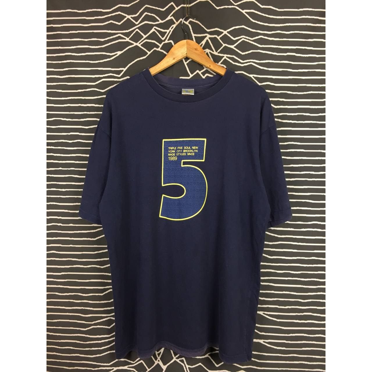 Triple 5 Soul × Vintage Vtg Triple Five Soul NYC Brooklyn OG Streetwear Hip Hop Tee Size US L / EU 52-54 / 3 - 1 Thumbnail