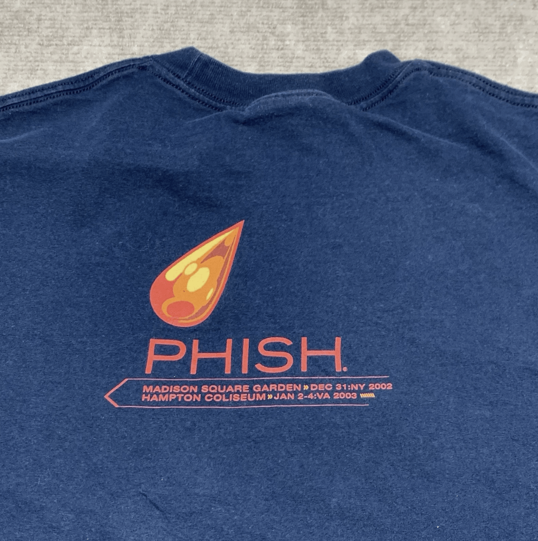 AAA Phish NYE 2003 T Shirt Madison Square Garden Hampton Blue XL Size US XL / EU 56 / 4 - 7 Thumbnail
