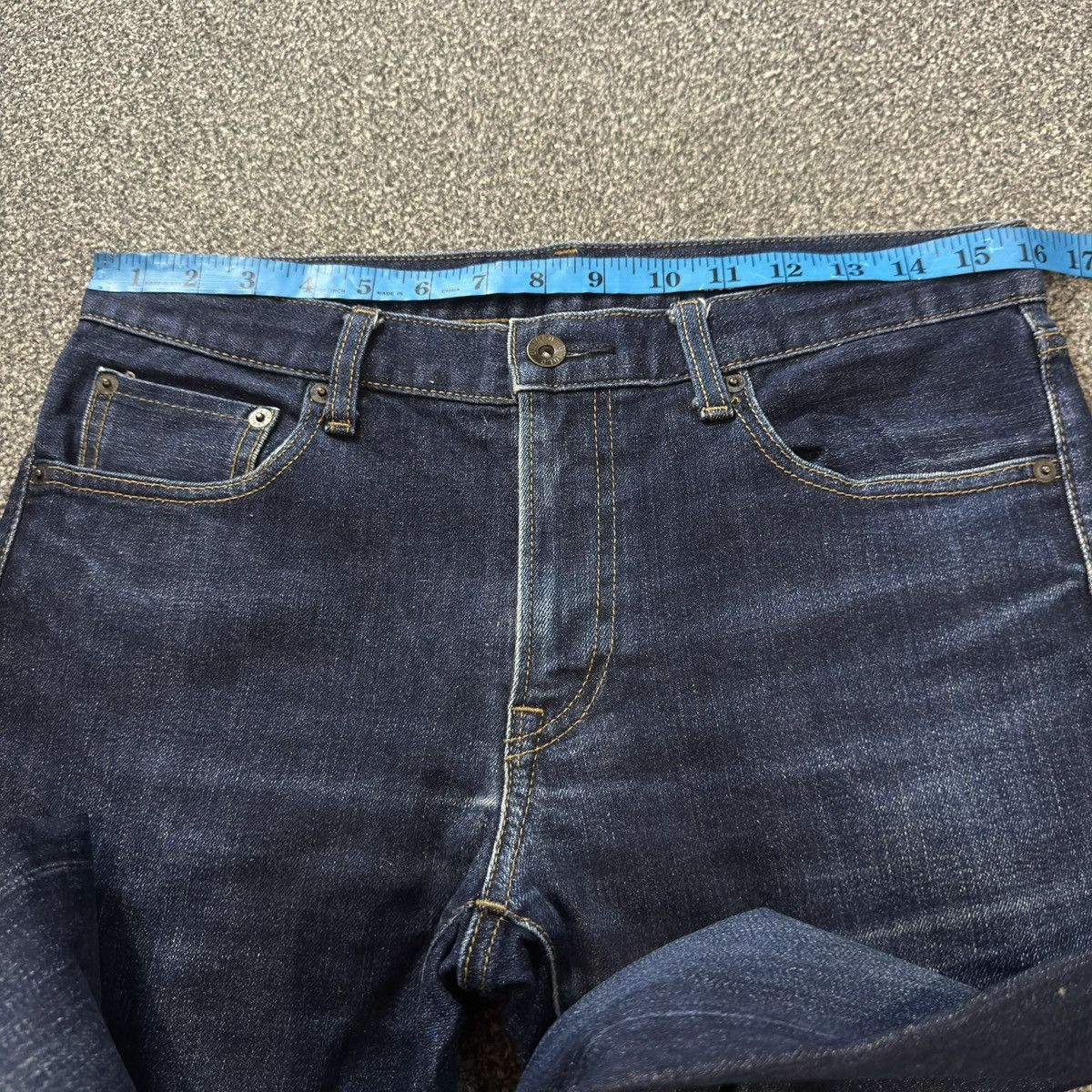 Undercover × Uniqlo 🔥🇯🇵 Japanese Raw Denim Uniqlo Indigo Selvedge Archive Jeans Size US 32 / EU 48 - 15 Thumbnail