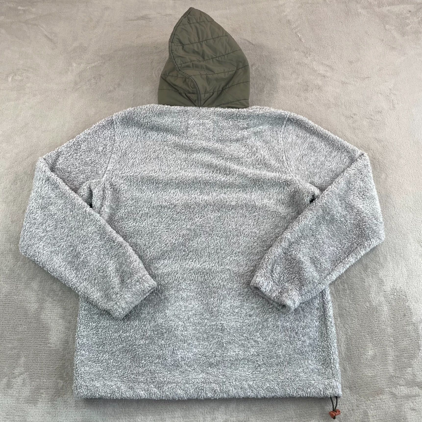 Billabong BILLABONG BADGER Half-Zip Hooded Sherpa Pullover Men Medium Grey Surf NWOT Hooded Pullover M Mens Size US M / EU 48-50 / 2 - 4 Thumbnail