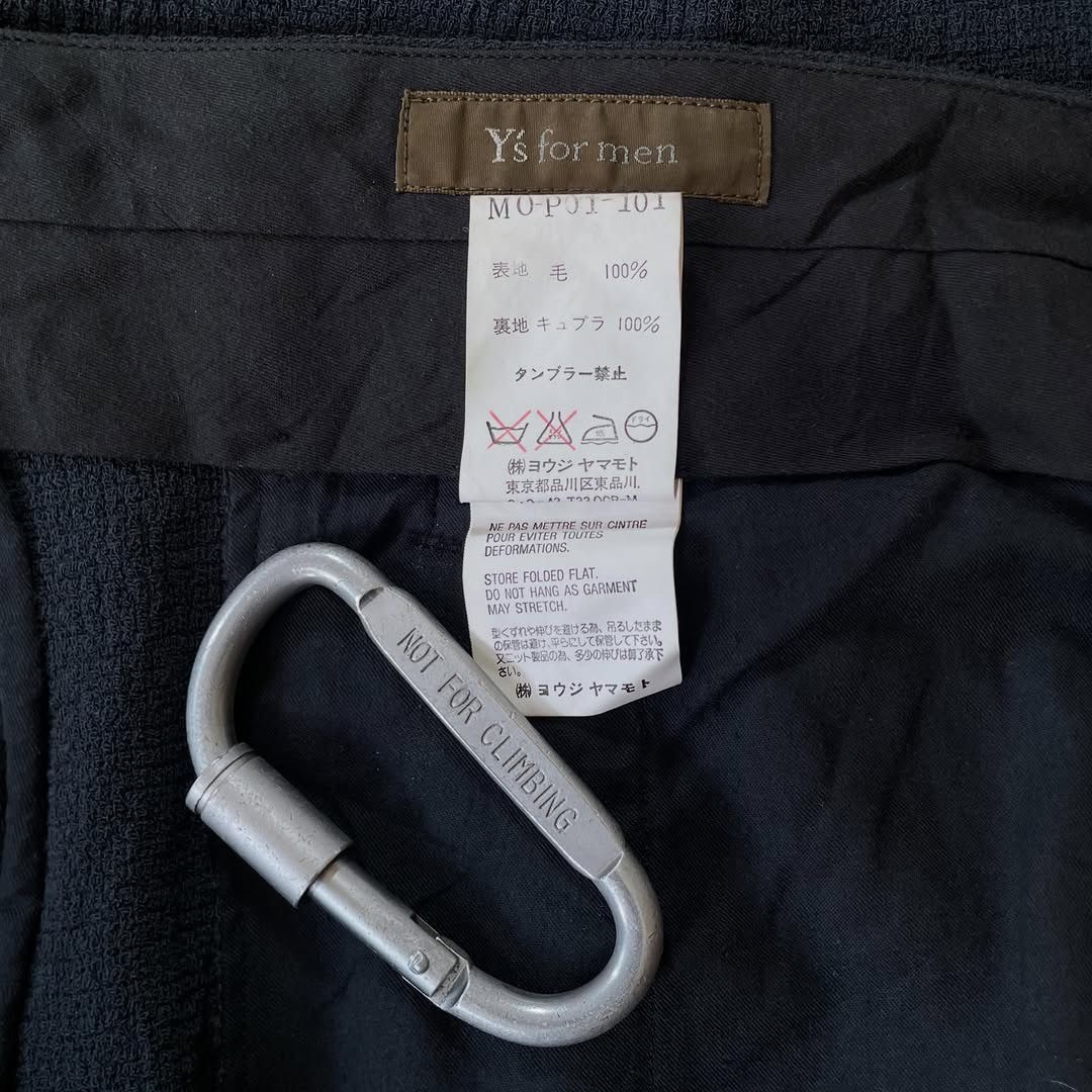 Yohji Yamamoto Y’s for men Yohji Yamamoto Wool Rayon Baggy Pants Size US 32 / EU 48 - 9 Thumbnail