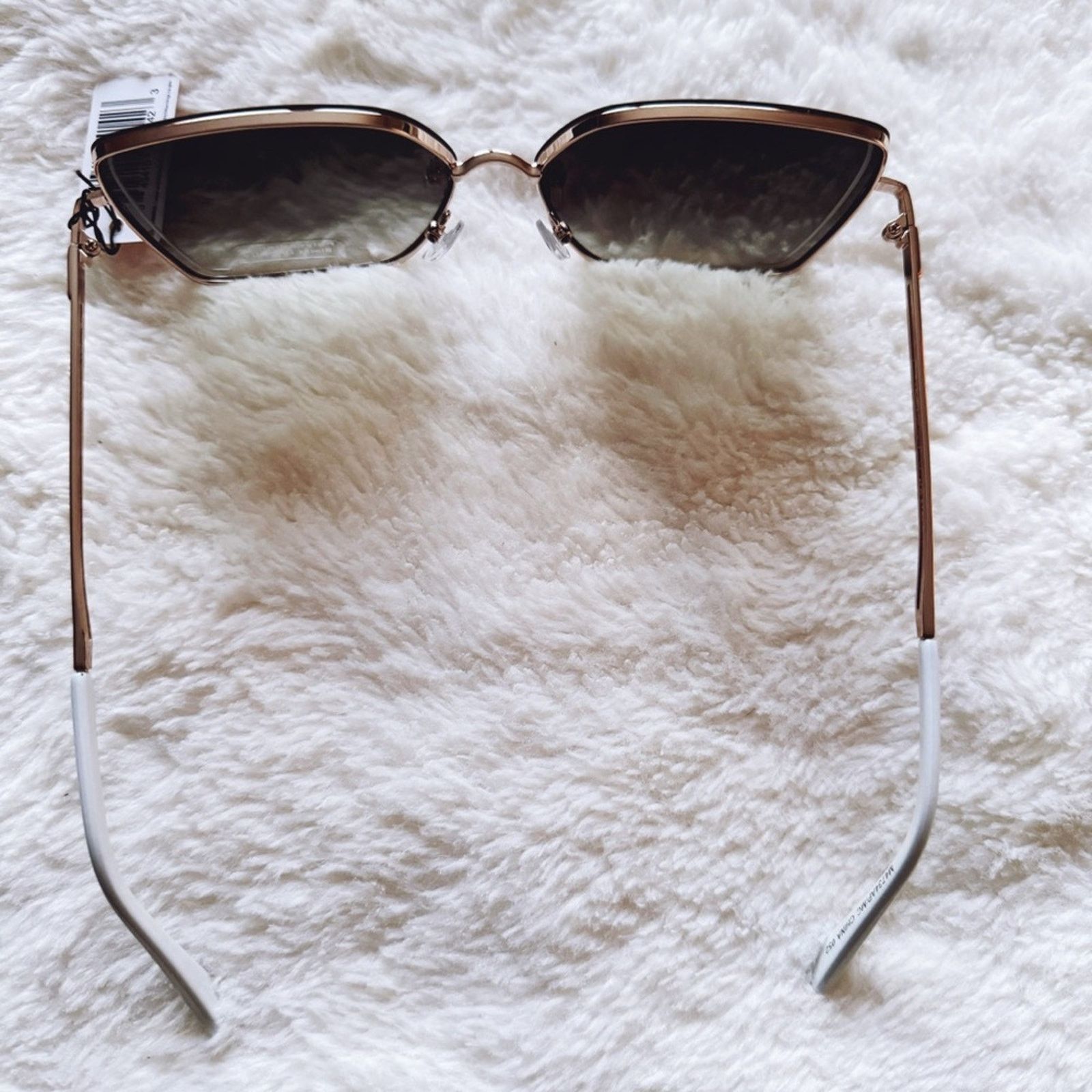 Other Monica Clear Blue Geometric Sunglasses Size ONE SIZE - 8 Thumbnail