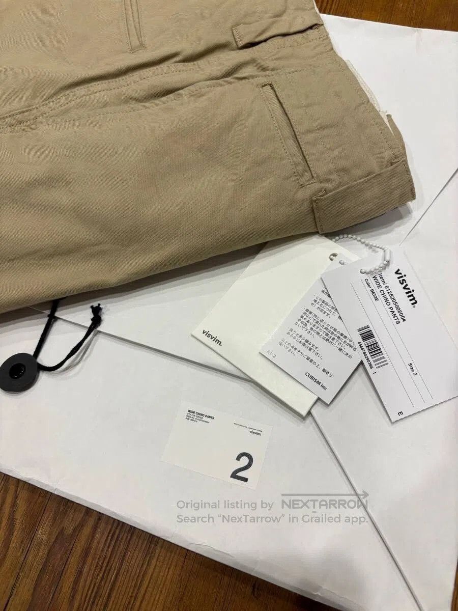 Visvim visvim 25AW Wide Chino Pants. Size US 32 / EU 48 - 7 Thumbnail