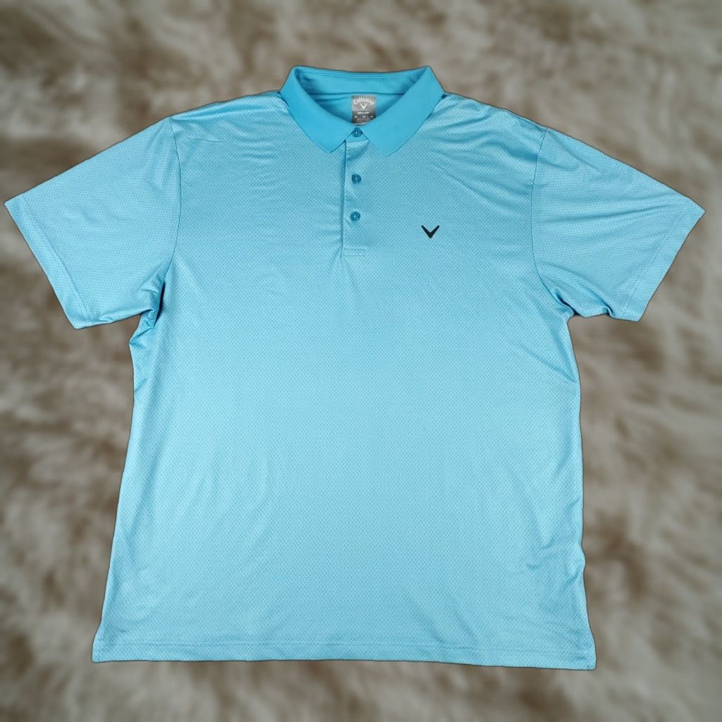 Callaway Callaway Polo Shirt Mens XL Blue Opti Dri Fit Golf Short Sleeve Polo Shirt Size US XL / EU 56 / 4 - 1 Thumbnail