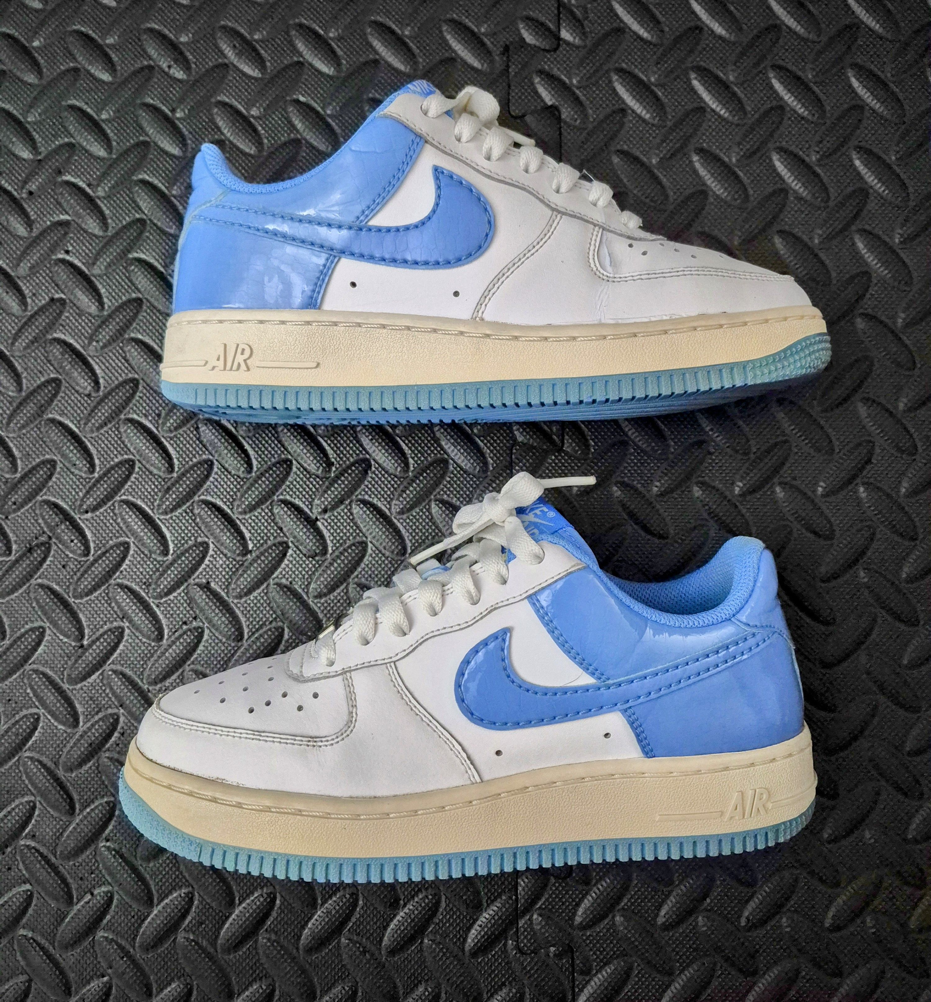 Nike Size 5Y - Nike Air Force 1 Low '07 University Blue Size US 5 / EU 37 - 3 Thumbnail