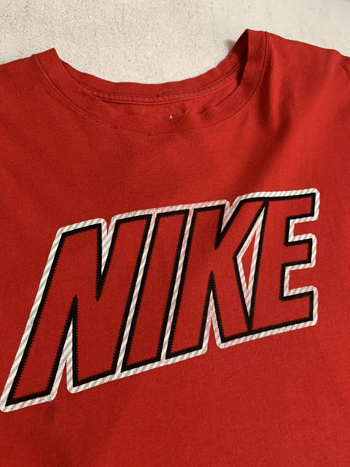 Nike × Vintage Vintage Nike T Shirt Tee Big Logo Baggy 90s Size US L / EU 52-54 / 3 - 2 Thumbnail