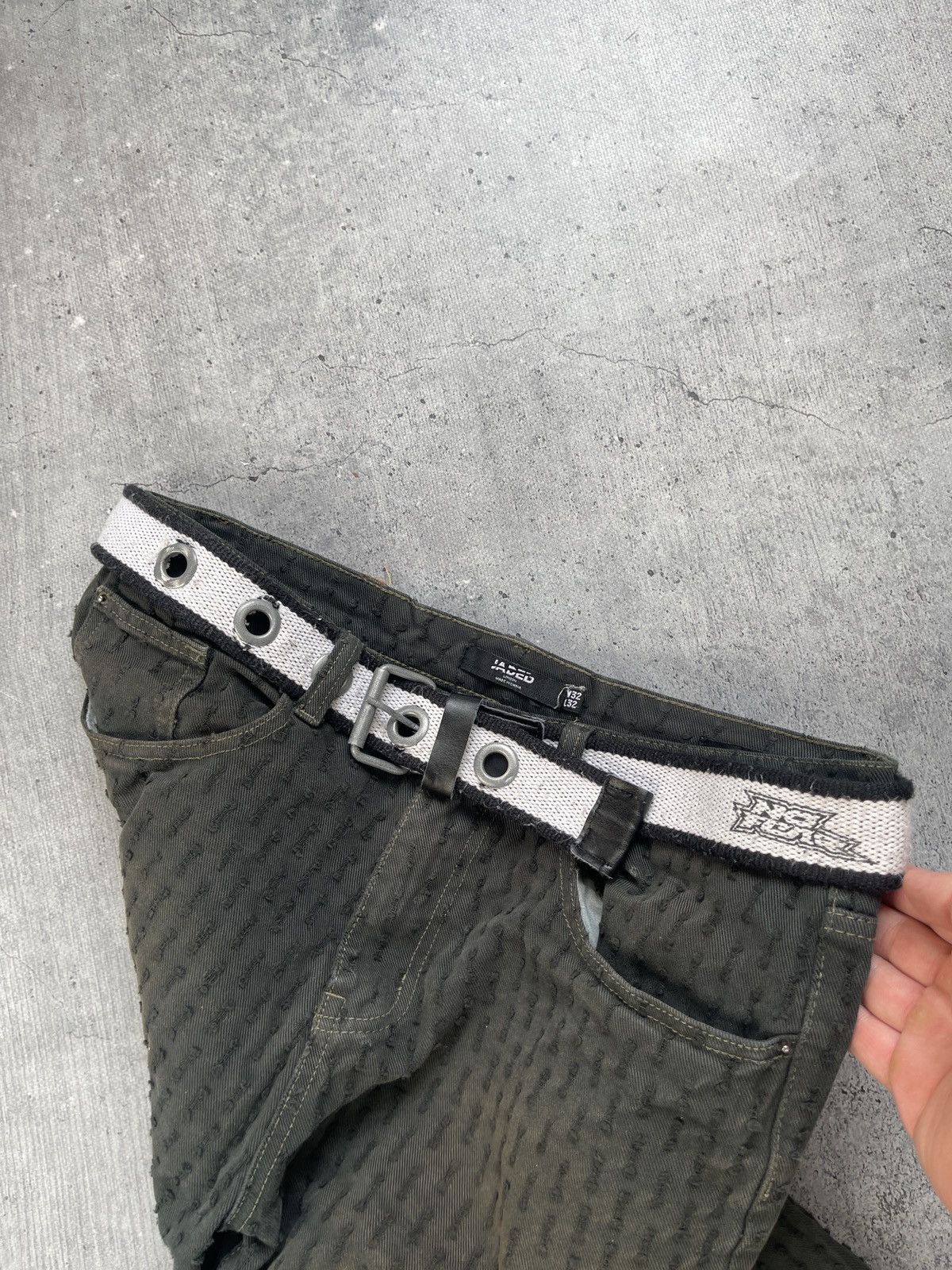 No Fear × Vintage No Fear skate belt vintage white Y2K Size ONE SIZE - 4 Thumbnail